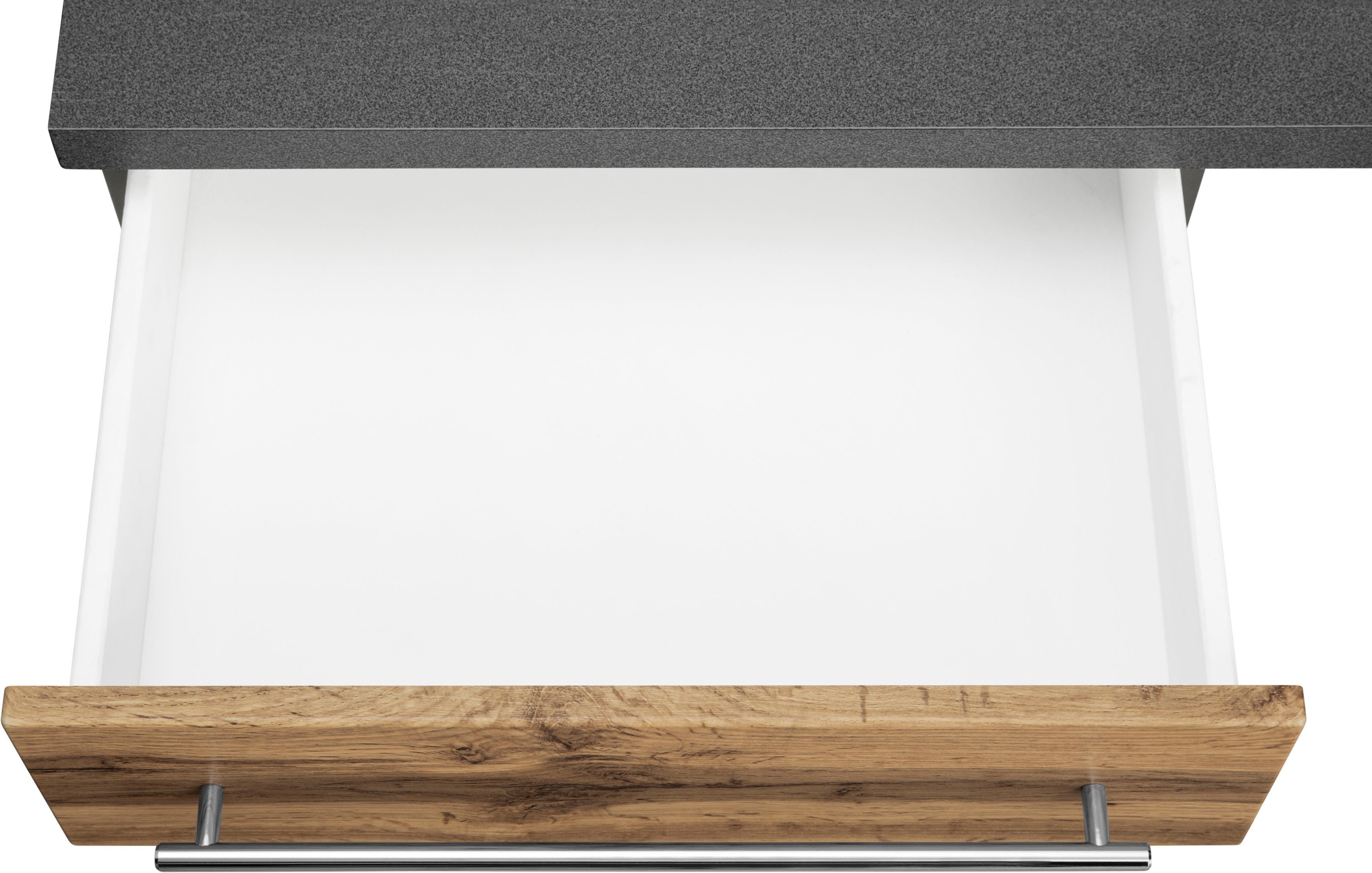 KOCHSTATION Winkelküche »KS-Samos«, Stellbreite 280x220 cm, wahlweise mit E-Geräten, mit Arbeitsplatte