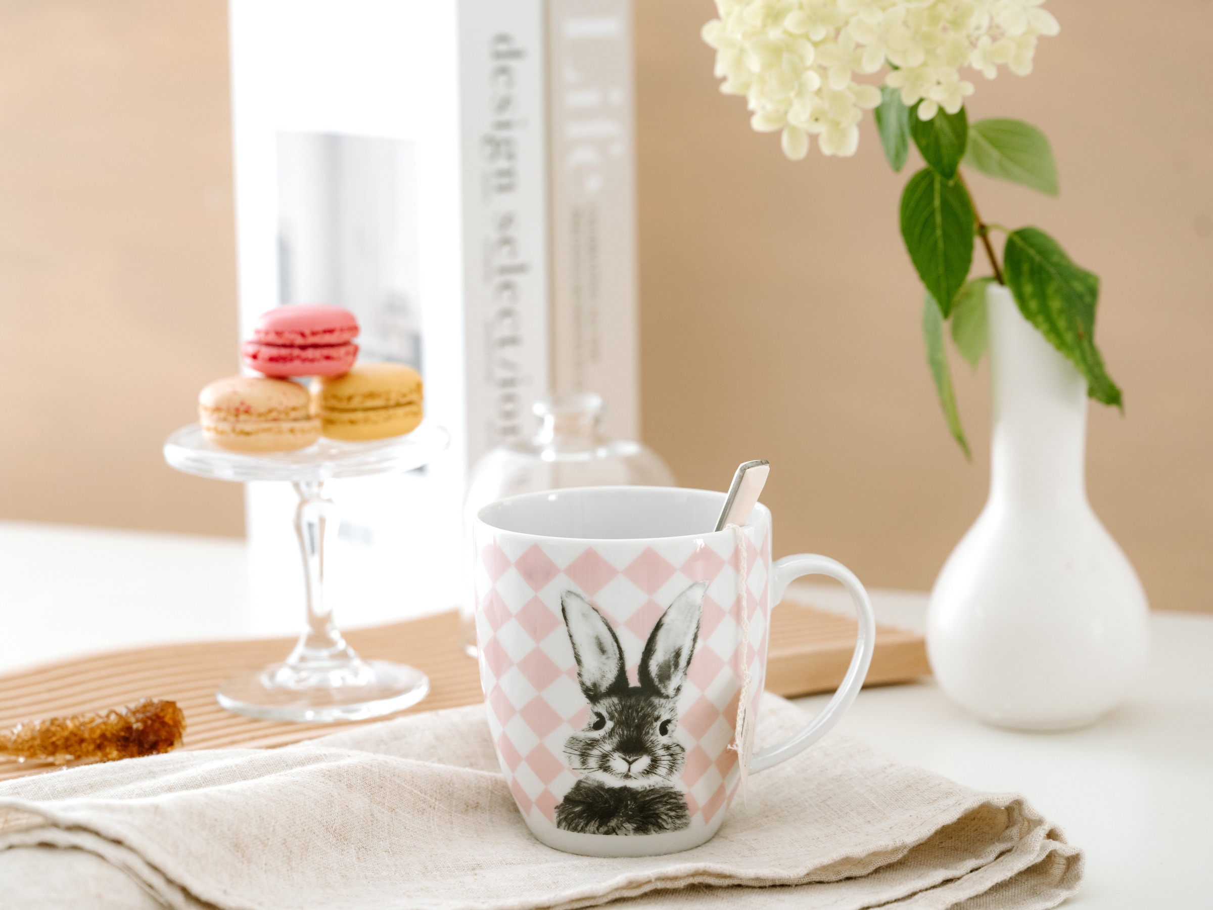 CreaTable Geschirr-Set »Happy Bunny, Set 3-tlg., mit Hasenmotiv, ideal für Ostern« Osterdesign, fröhliche & frühlingshafte Farben