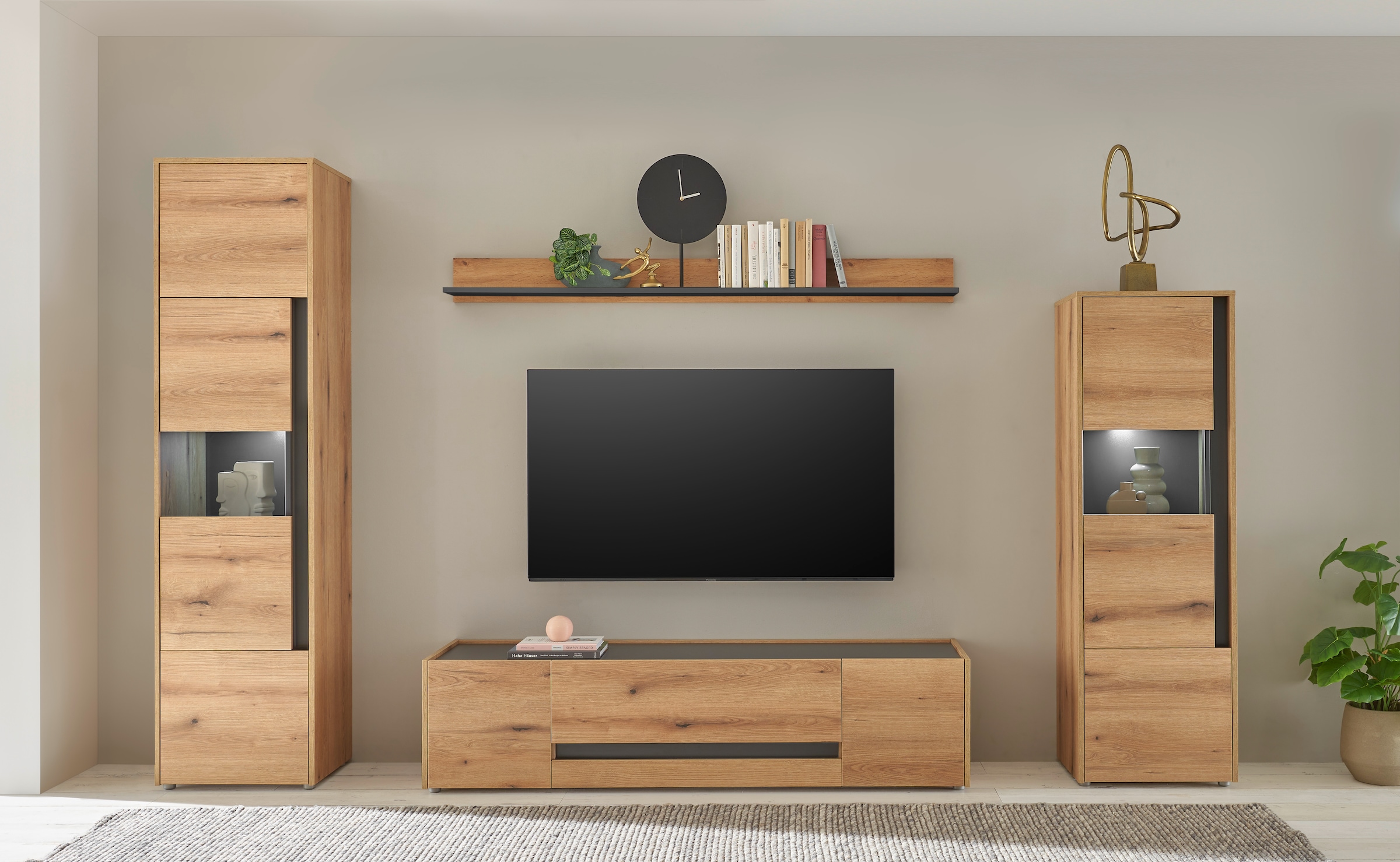 INOSIGN Wohnwand "City/Giron, moderne Anbauwand, Komplettset in vielen Farb günstig online kaufen