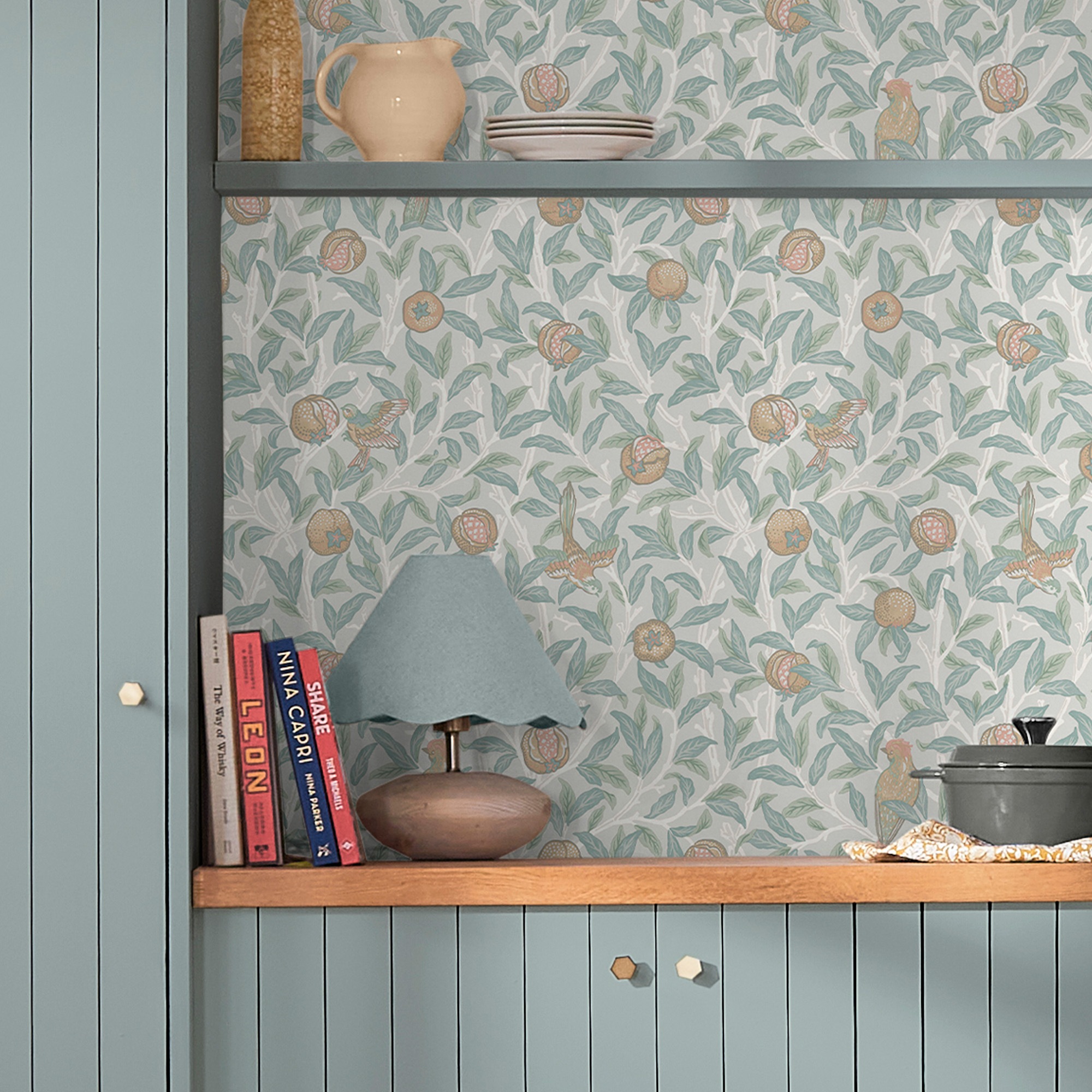 WILLIAM MORRIS AT HOME Vliestapete "Bird & Pomegranate" Retro texturiert Design Tapeten