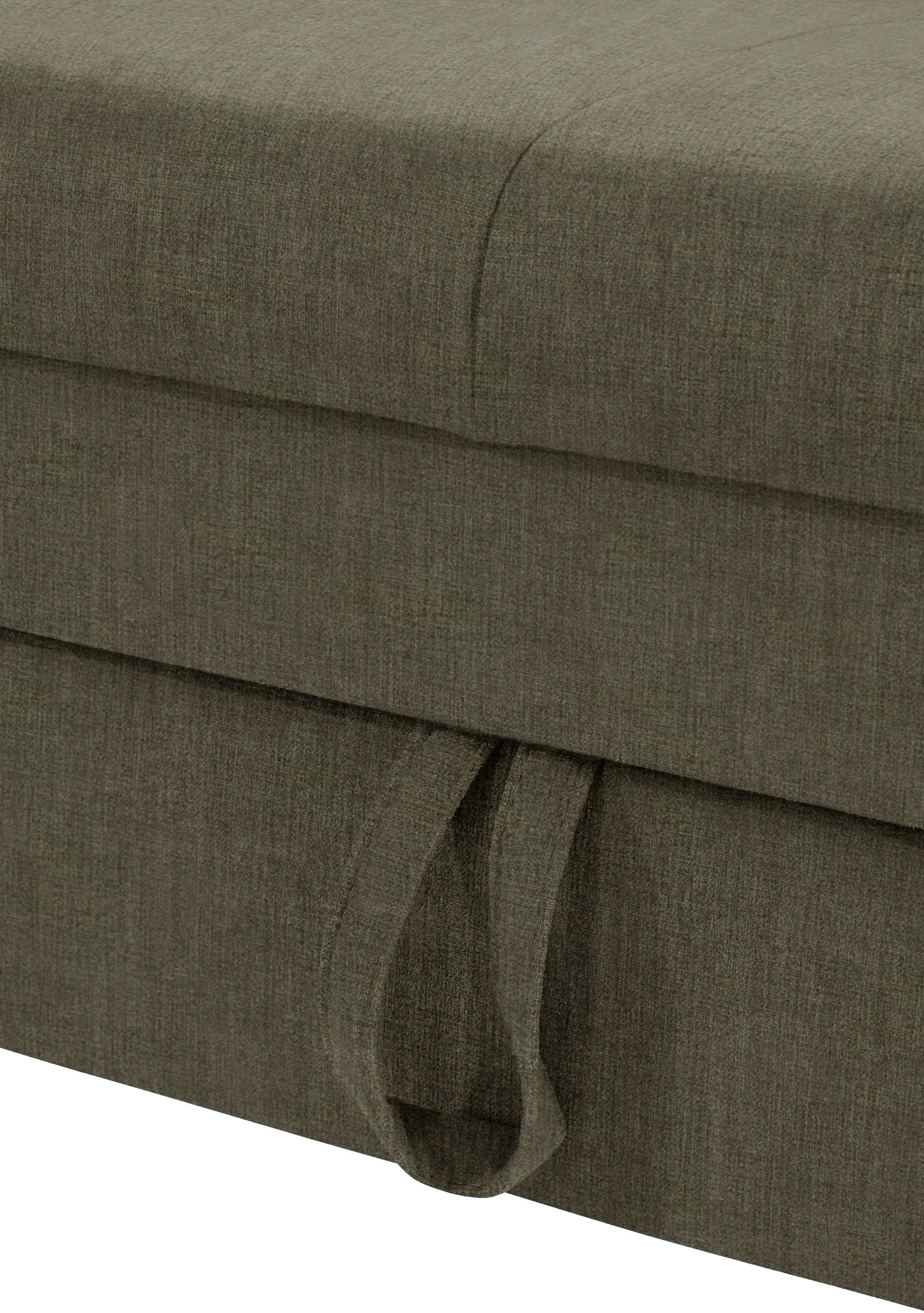 COTTA Ecksofa »Mia L-Form mit 3 Zierkissen«, wahlweise mit Bettfunktion, Bettkasten, Beleuchtung & Wireless-Charger