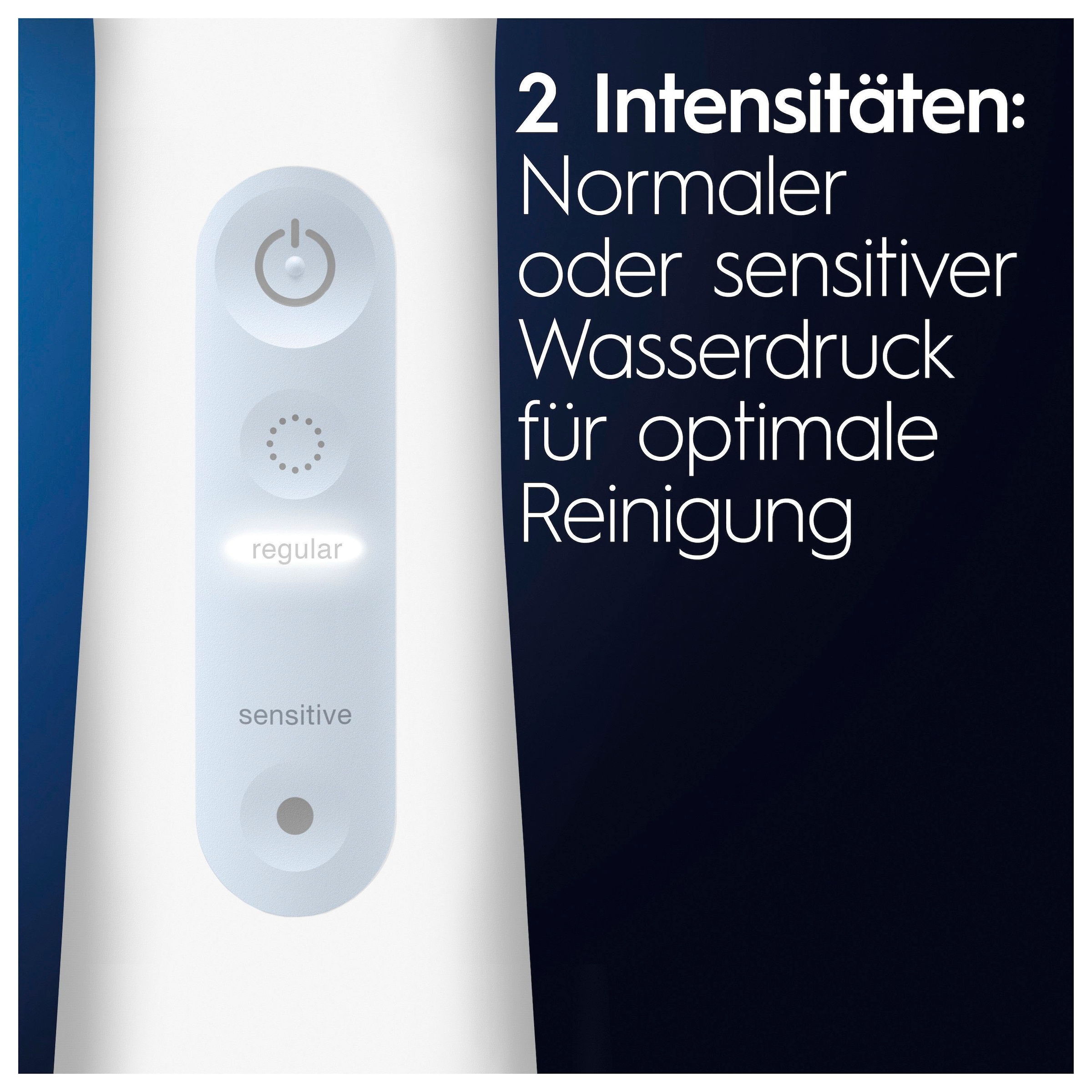 Oral-B Munddusche »AquaCare 4«, 2 St. Aufsätze, Kabellose mit Oxyjet-Technologie