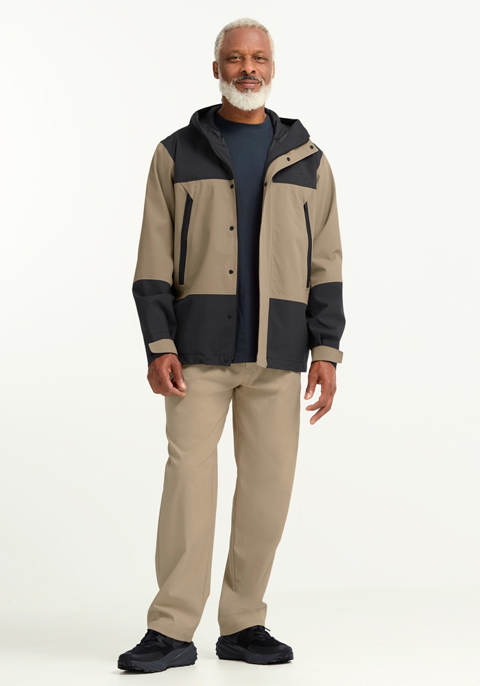 Funktionsjacke JACK WOLFSKIN "ONERA 2L JKT M", Herren, Gr. L (52), hazelwood, Obermaterial: 100% POLYESTER. Futter: 100% POLYESTER, Jacken Funktionsjacke 4