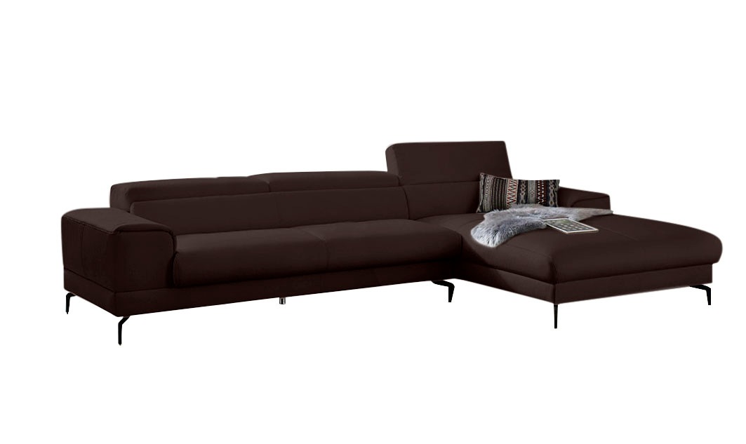 W.SCHILLIG Ecksofa "piedroo, Designsofa mit tollem Sitzkomfort, bequem, L-F günstig online kaufen