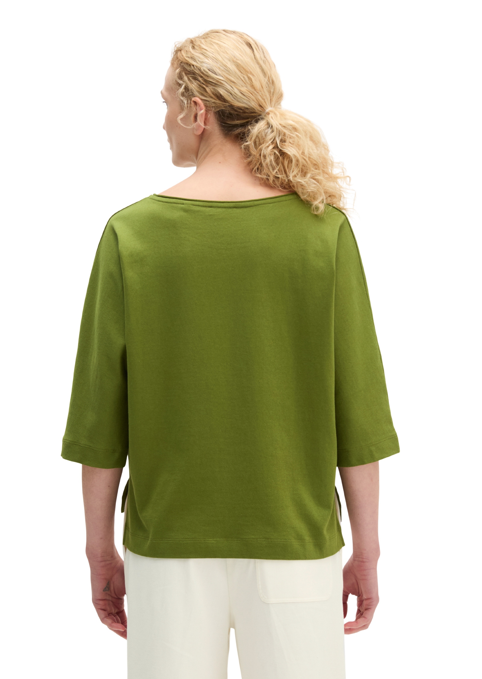Marc O'Polo T-Shirt »aus Feinstrick-Jersey«