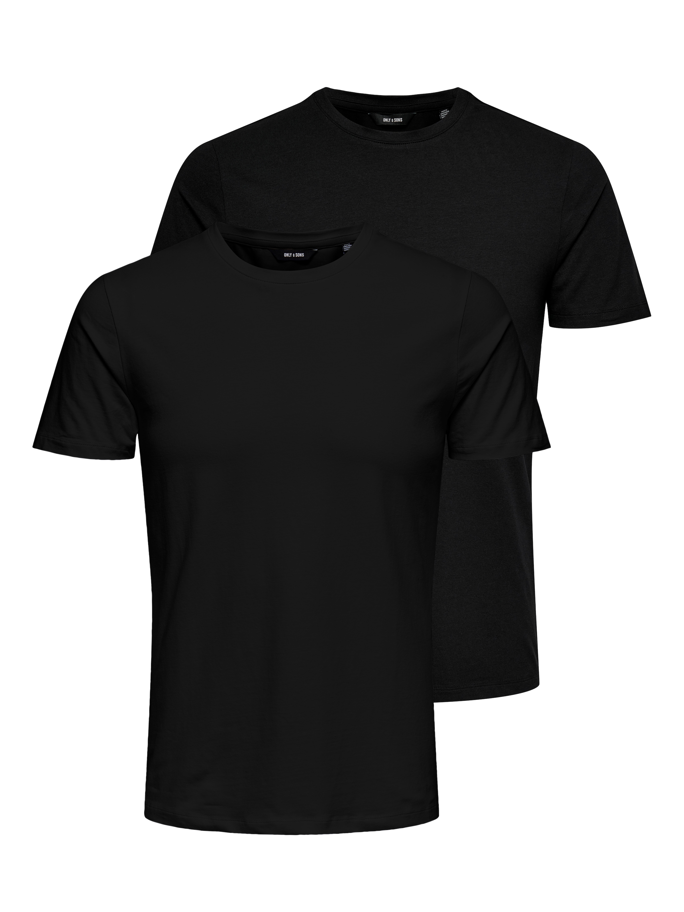 ONLY & SONS T-Shirt "ONSBASIC SLIM O-NECK 2-PACK NOOS", 2 Stk. günstig online kaufen