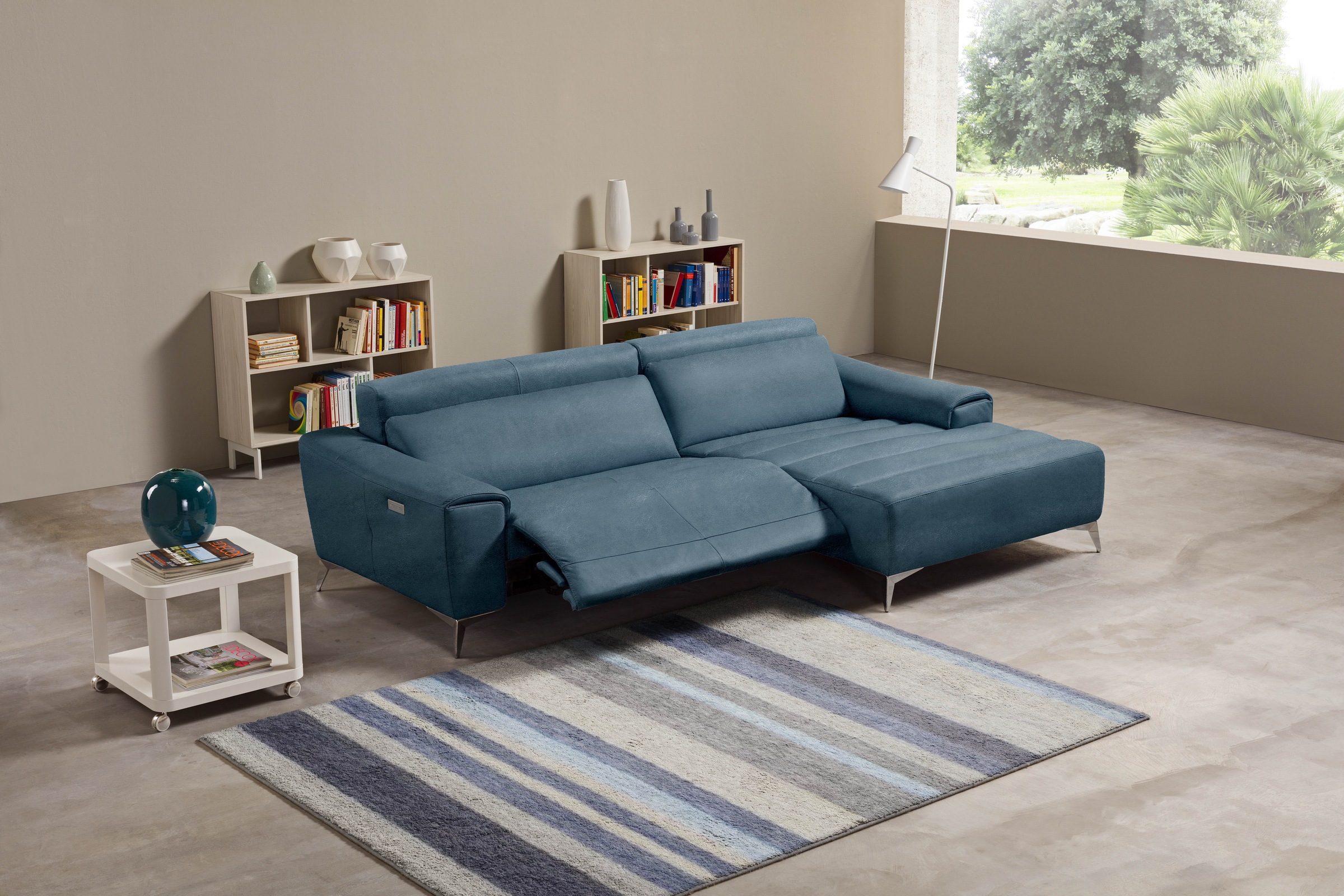 Egoitaliano Ecksofa "Suzette, Designsofa mit hohem Sitzkomfort" mit Recamie günstig online kaufen