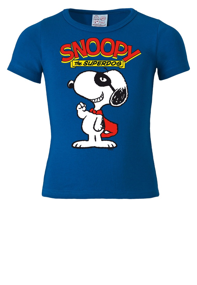 LOGOSHIRT T-Shirt »Peanuts - Snoopy Superdog«, mit tollem Snoopy-Design