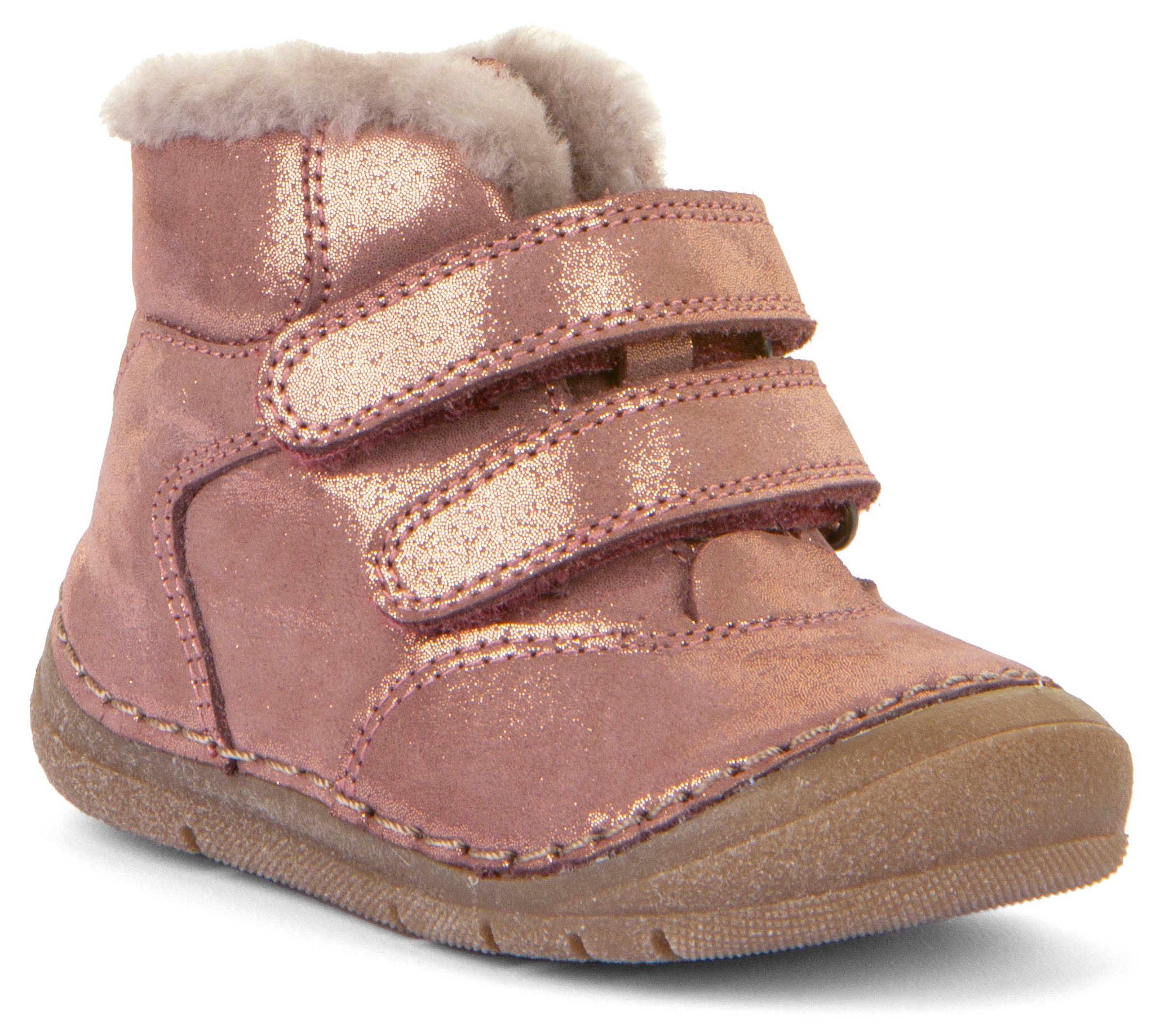 froddo Winterstiefel "PAIX UP WINTER", Klettstiefel, Babystiefel, Lauflernschuh mit Lammfell