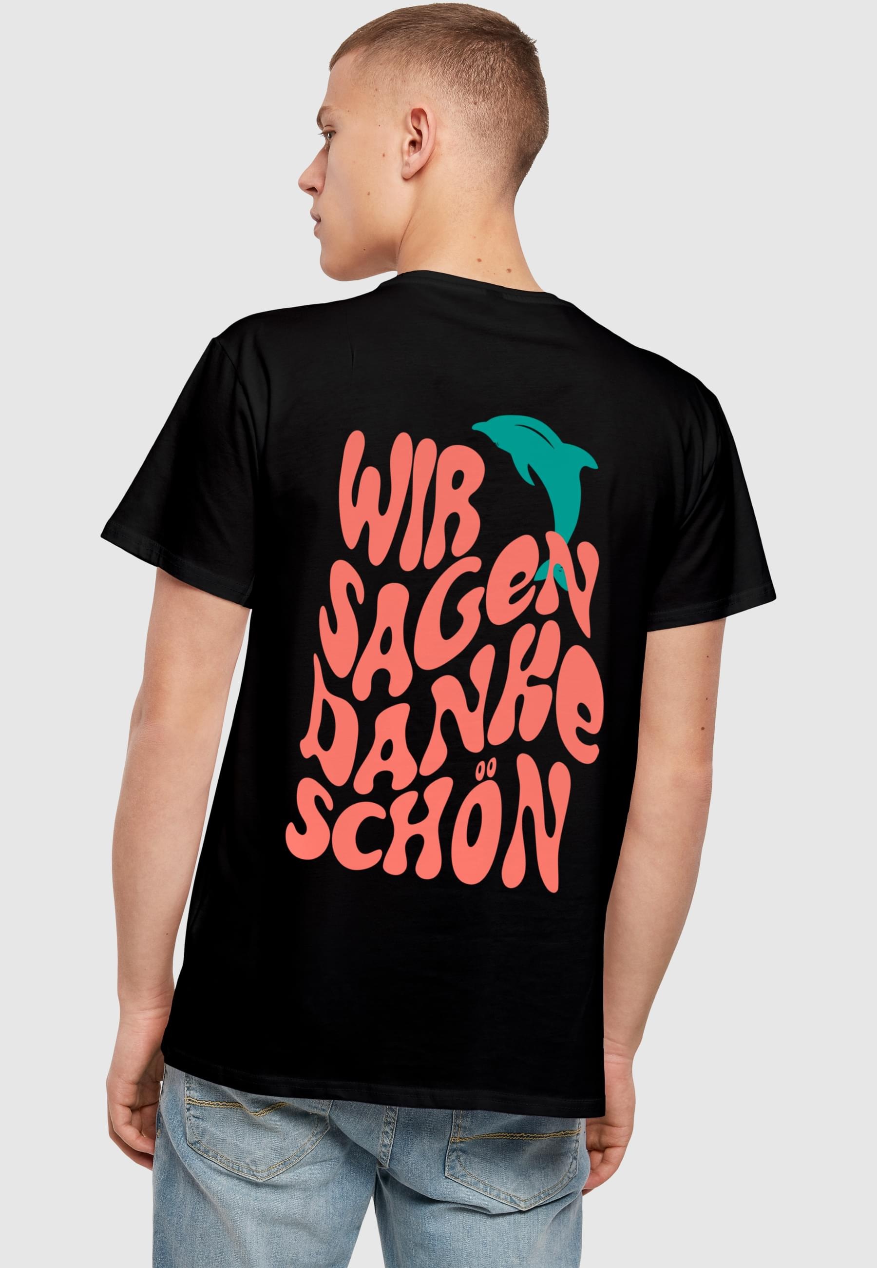 Merchcode T-Shirt »Merchcode Die Flippers - Wir Sagen Danke Schön Basic T-Shirt 3« 1 Stk.