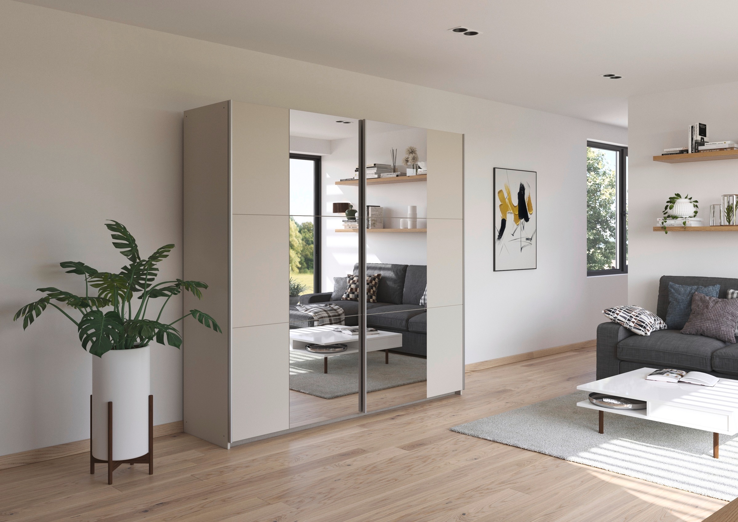 rauch Schwebetürenschrank "Kleiderschrank Drehtürenschrank Schrank Garderob günstig online kaufen