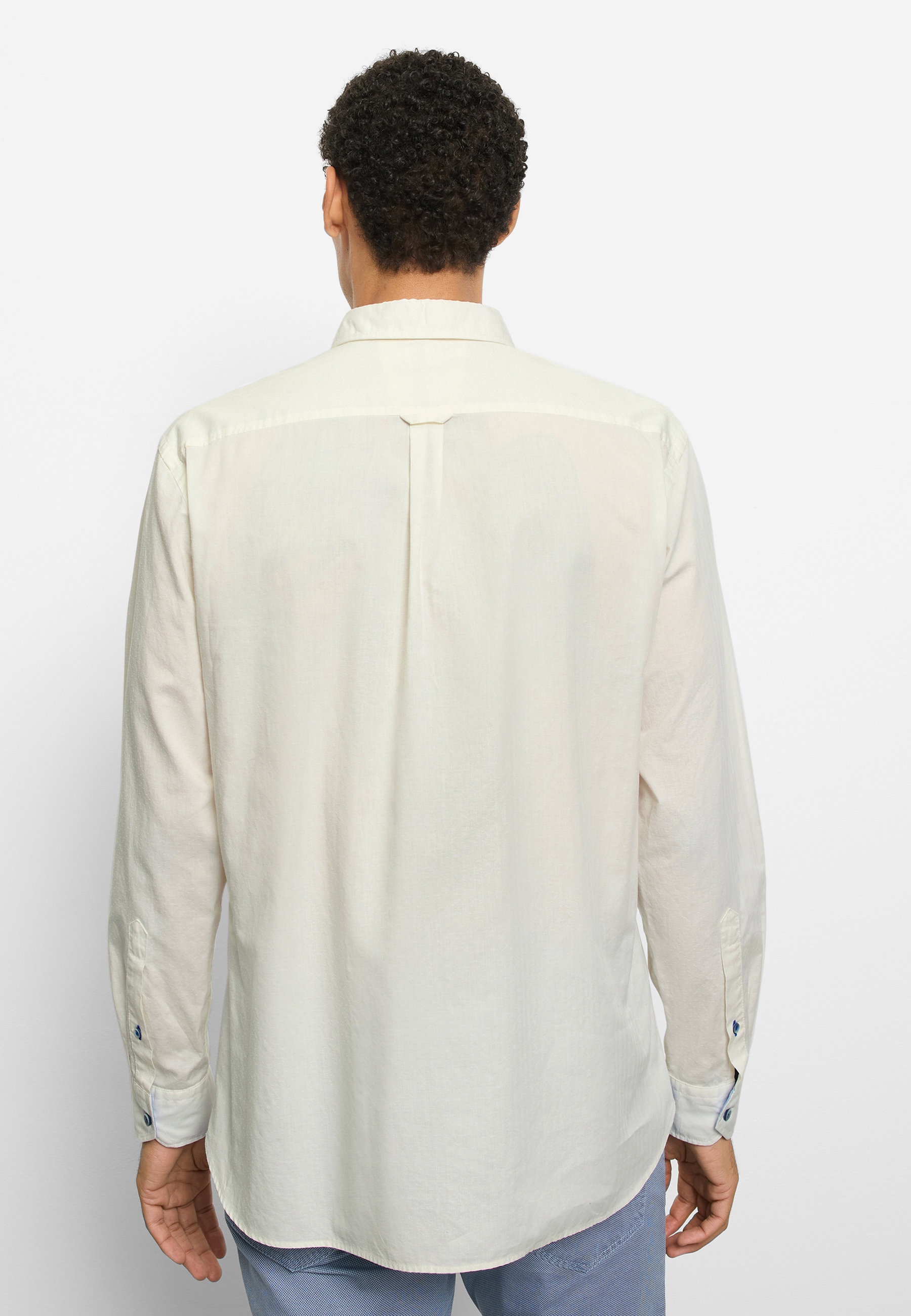 OLYMP Casual Long Sleeve Shirt White XL 3