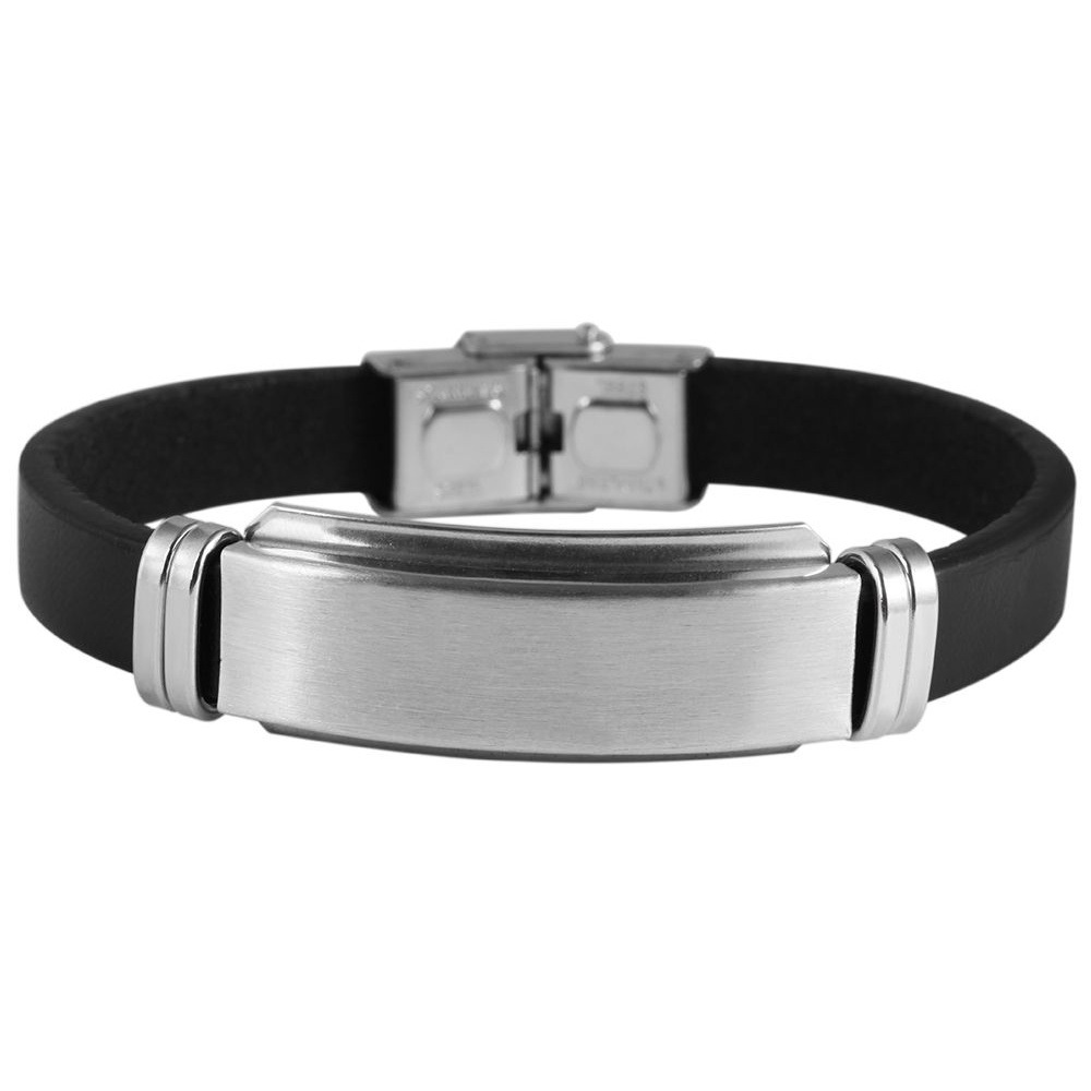 Adelia´s Armband »Herren Armband aus Leder 21,5 cm« Zum Verschenken – ideal zum Jubiläum