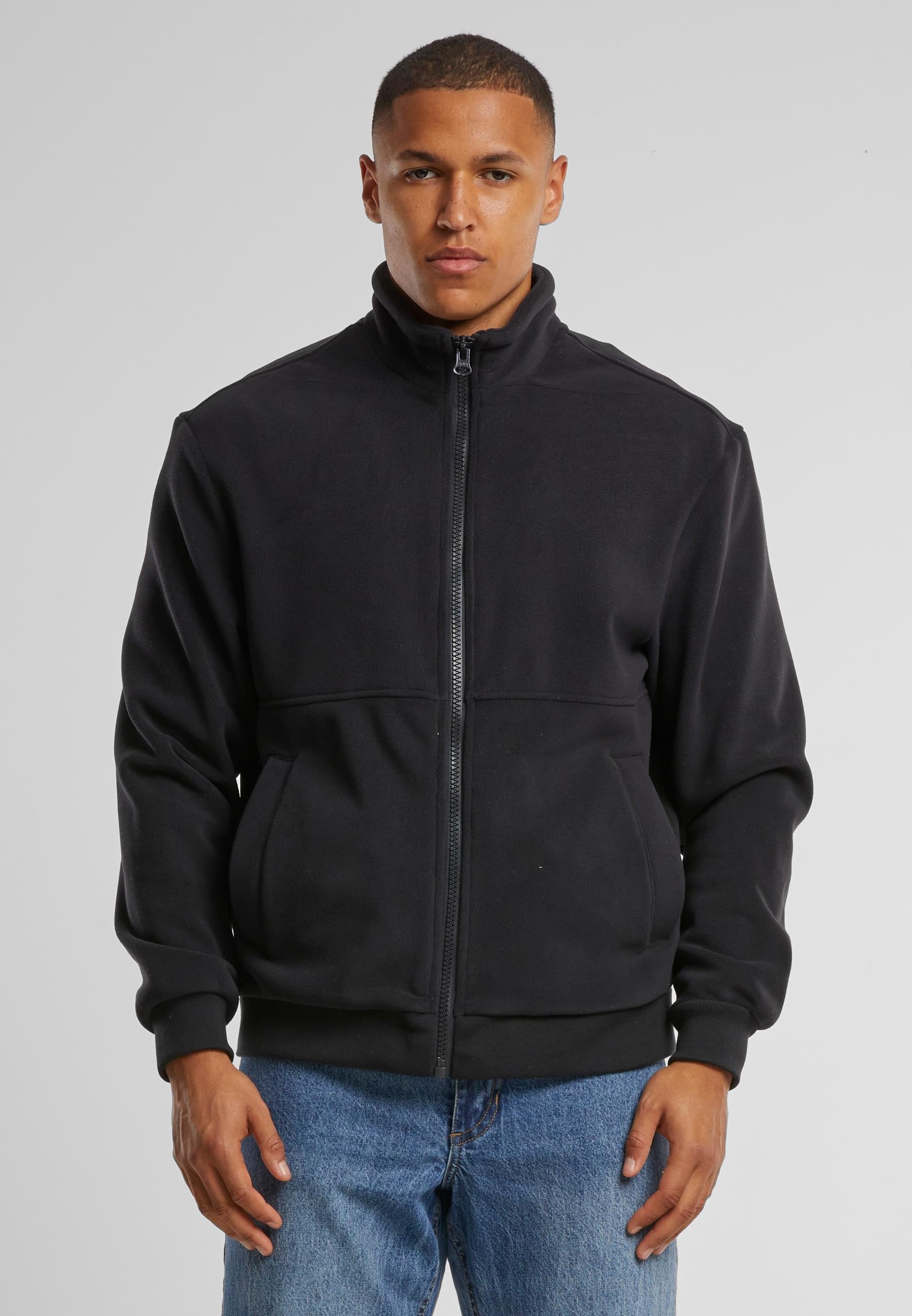 URBAN CLASSICS Allwetterjacke »Urban Classics Colour Block Polar Fleece Jacket«, (1 St.), ohne Kapuze