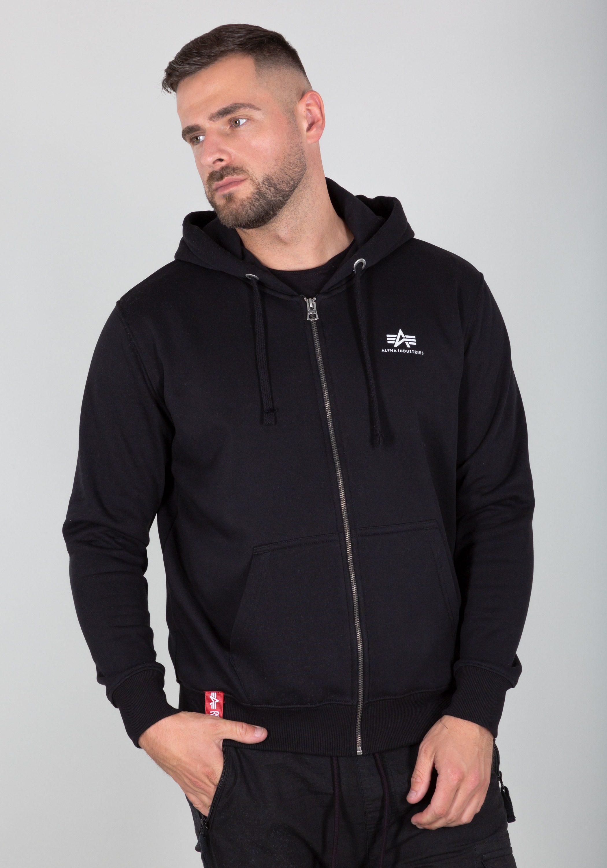 Alpha Industries Hoodie "Basic Zip Hoodie SL" günstig online kaufen