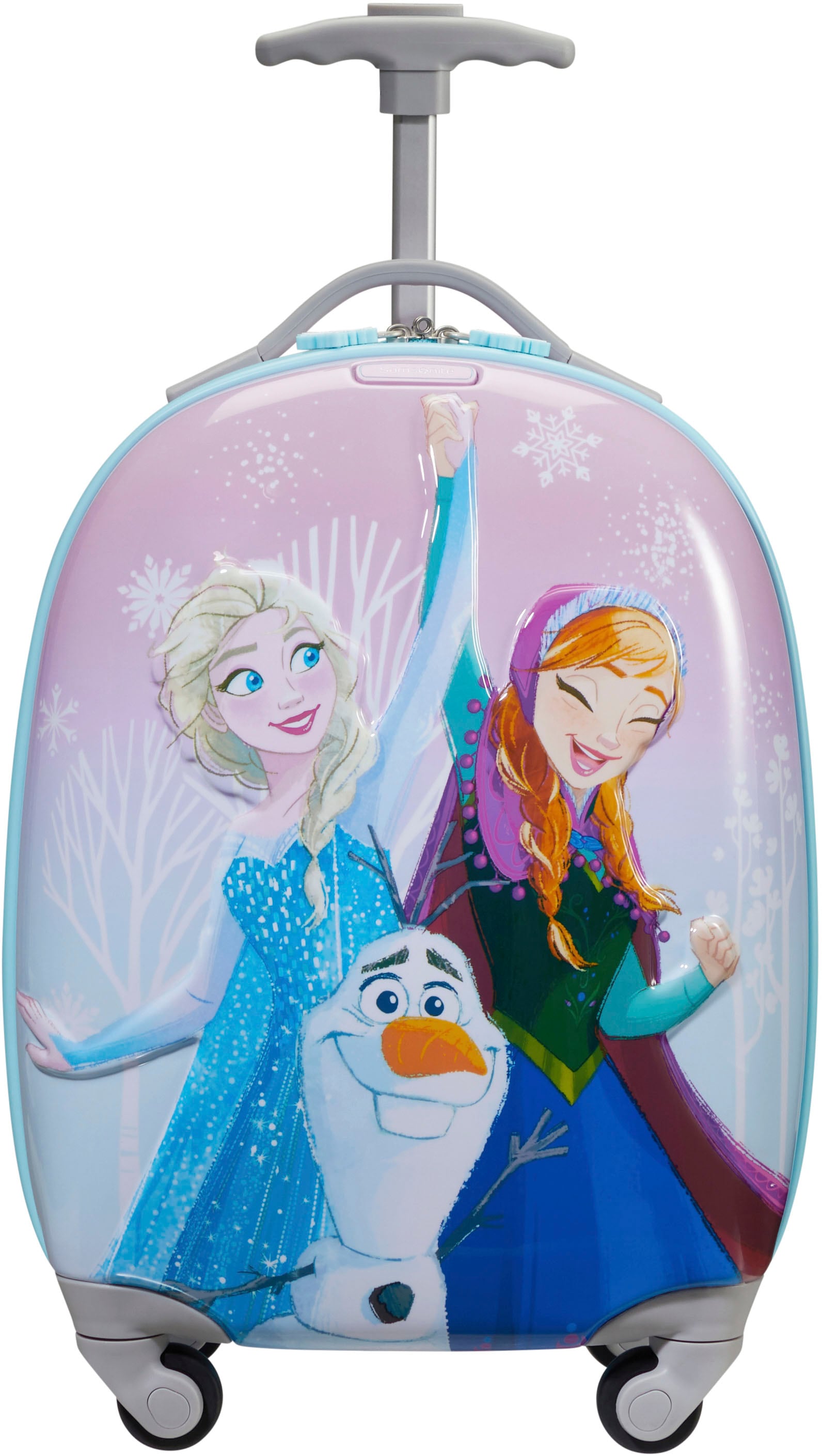 Samsonite Kinderkoffer »Disney Ultimate 2.0, 46 cm, Frozen«, 4 St. Rollen, Kinderreisekoffer Kindertrolley Handgepäck Hartschalenkoffer