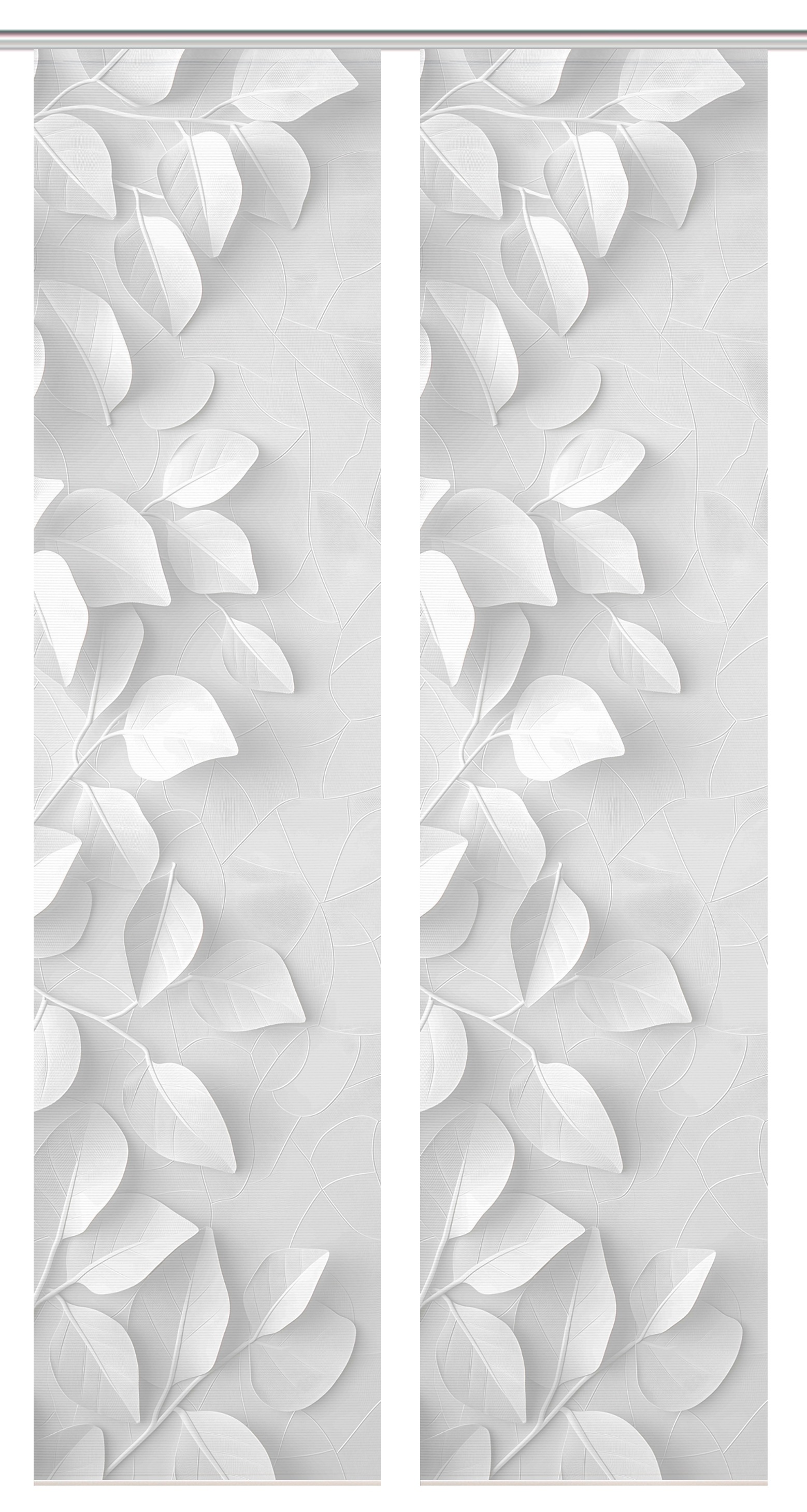 Thumbnail - Vision S Schiebegardine "RIXA" Paneelwagen 2 Stk. tlg. Schiebevorhang,Bambusoptik,Digitaldruck,SET