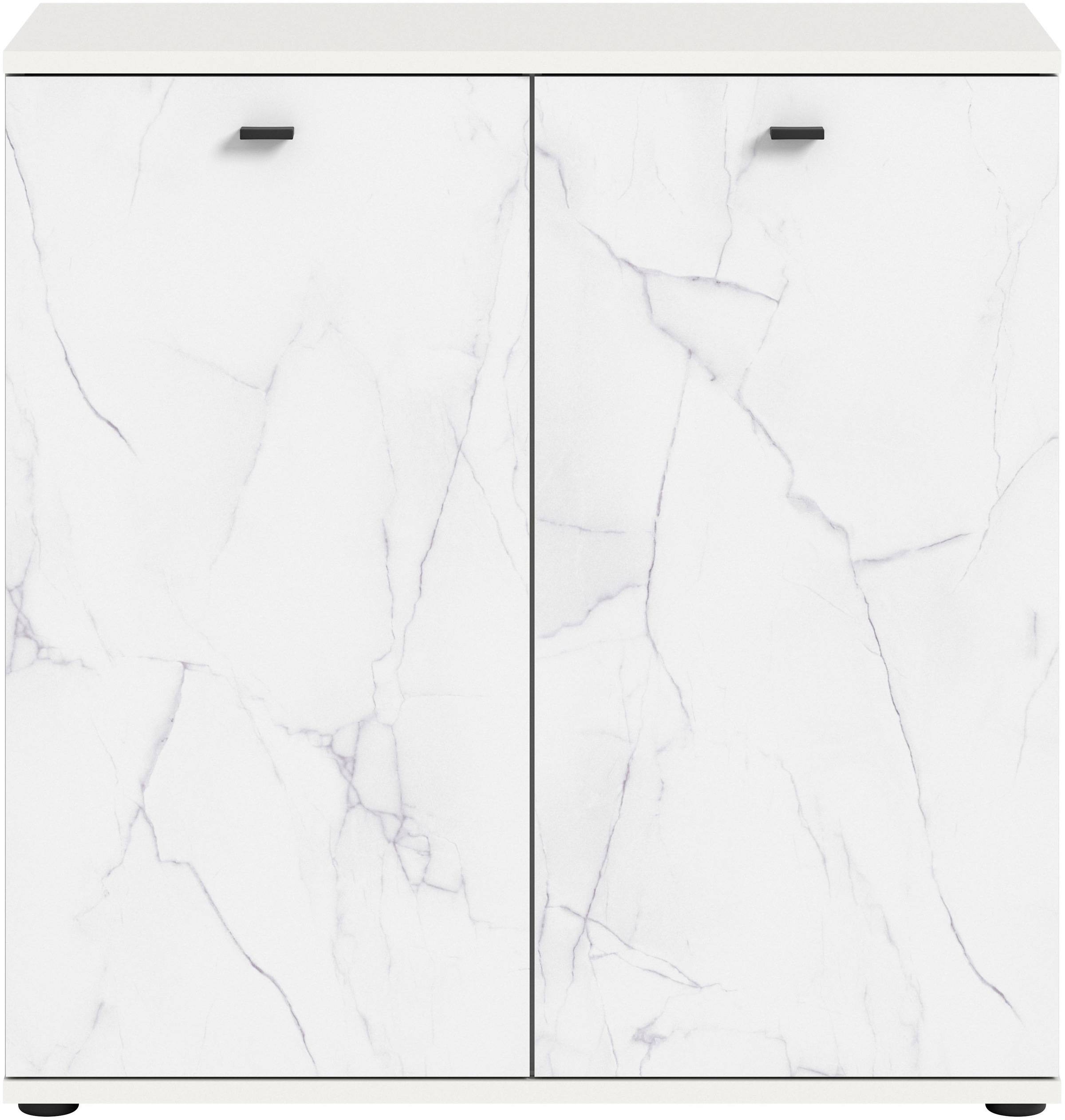 INOSIGN Kommode »CALCOLO, Breite 86 cm, 2 Türen mit Soft-Close-Funktion, 4 Fächer«, Anrichte,Sideboard, Schrank