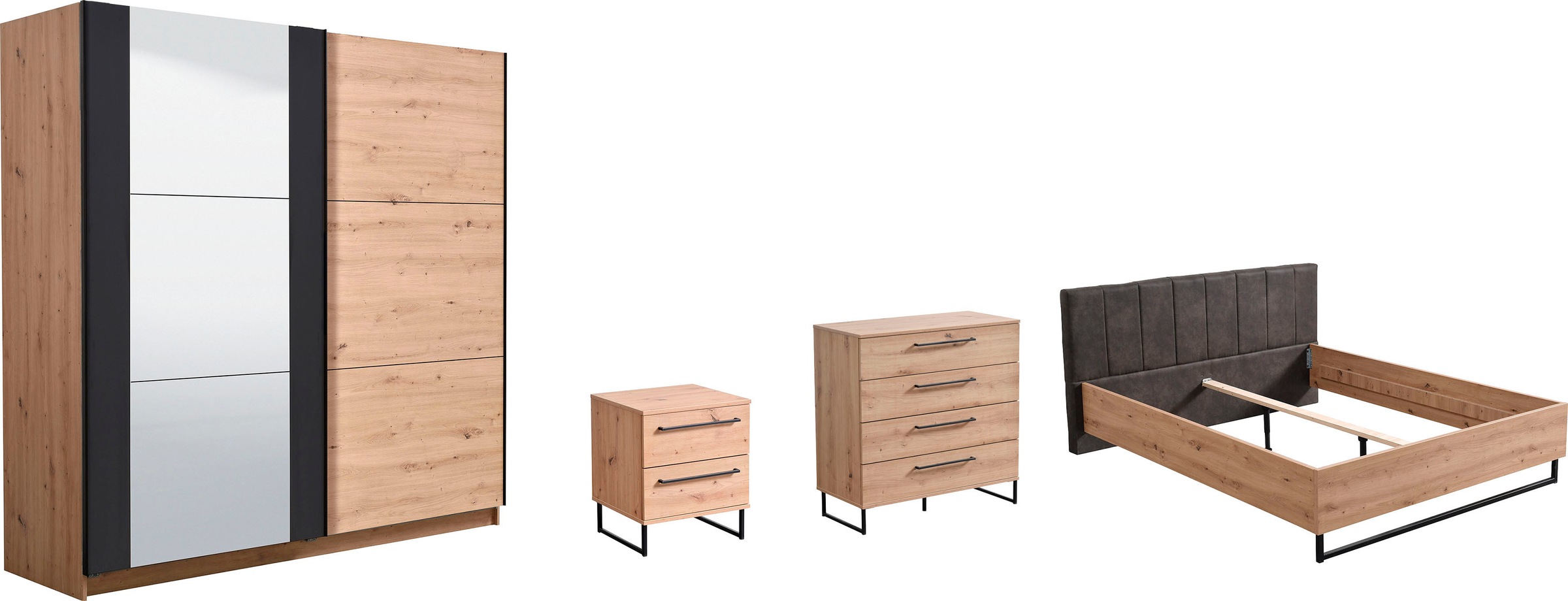 INOSIGN Schlafzimmer-Set "Sardinia", (Set, 5 tlg.), aus FSC-zertifiziertem günstig online kaufen