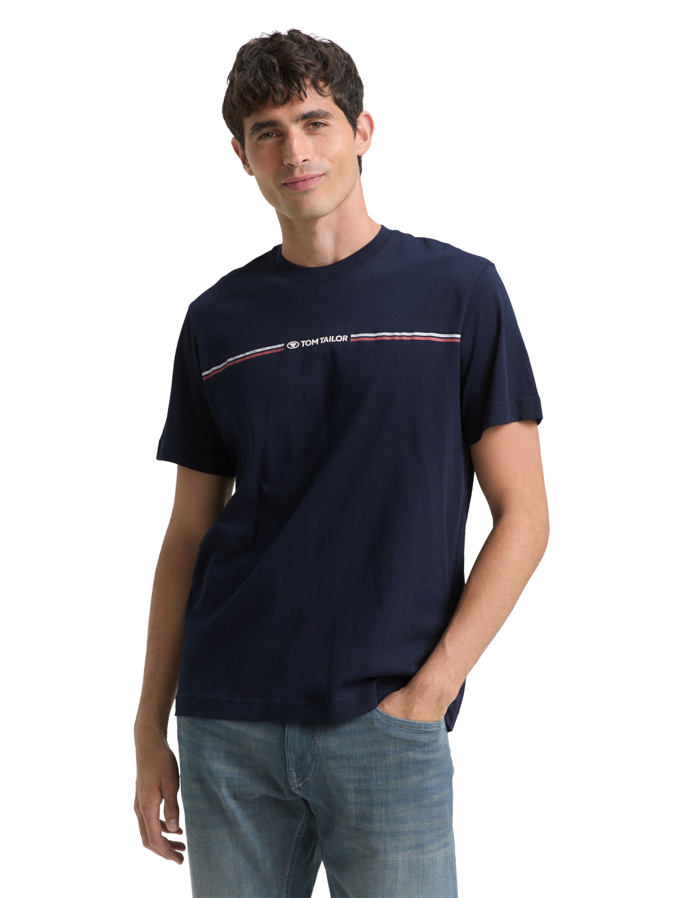 TOM TAILOR T-Shirt mit Logofrontprint günstig online kaufen