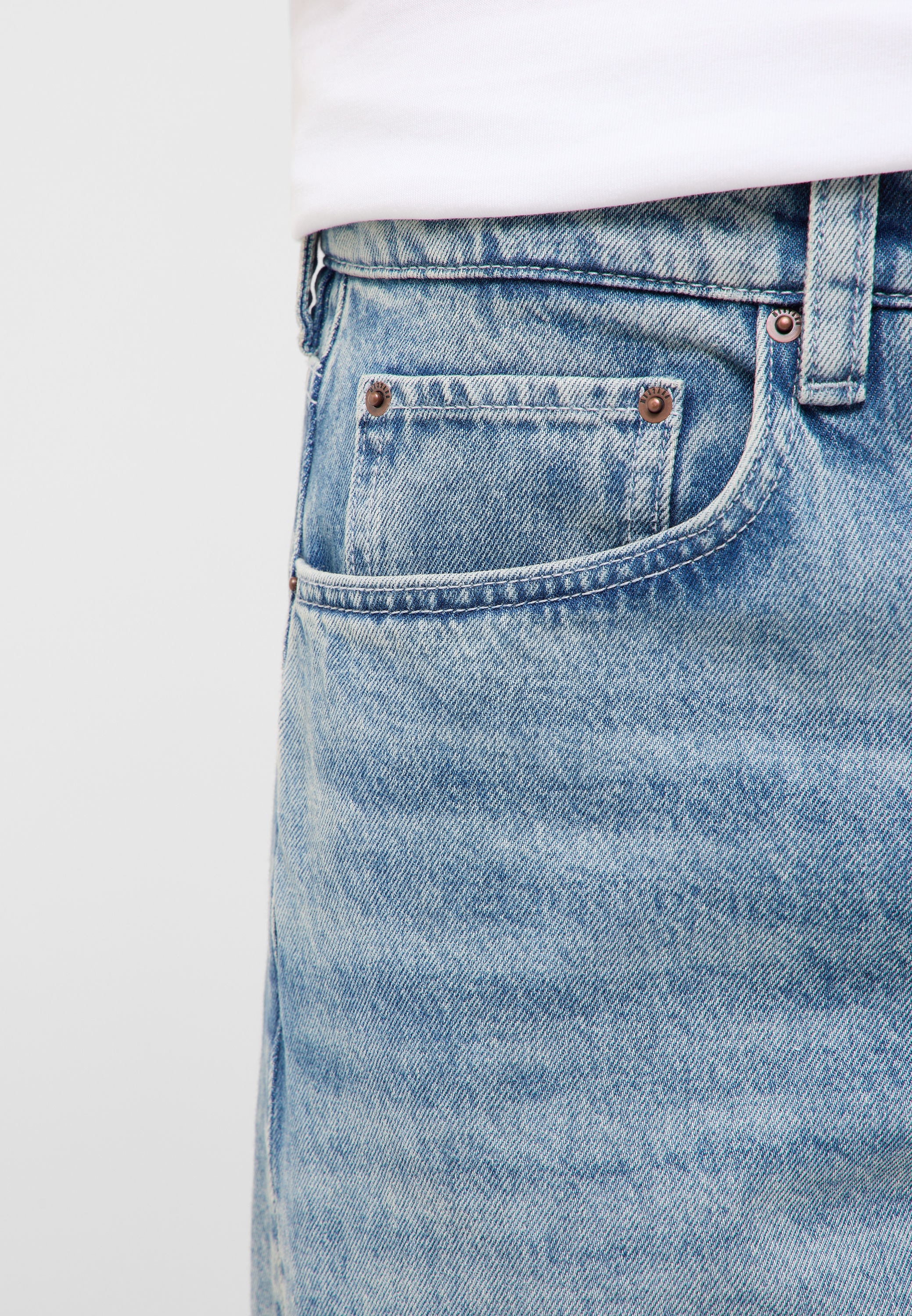 MUSTANG Straight-Jeans »Herren Jeff Relaxed Straight«