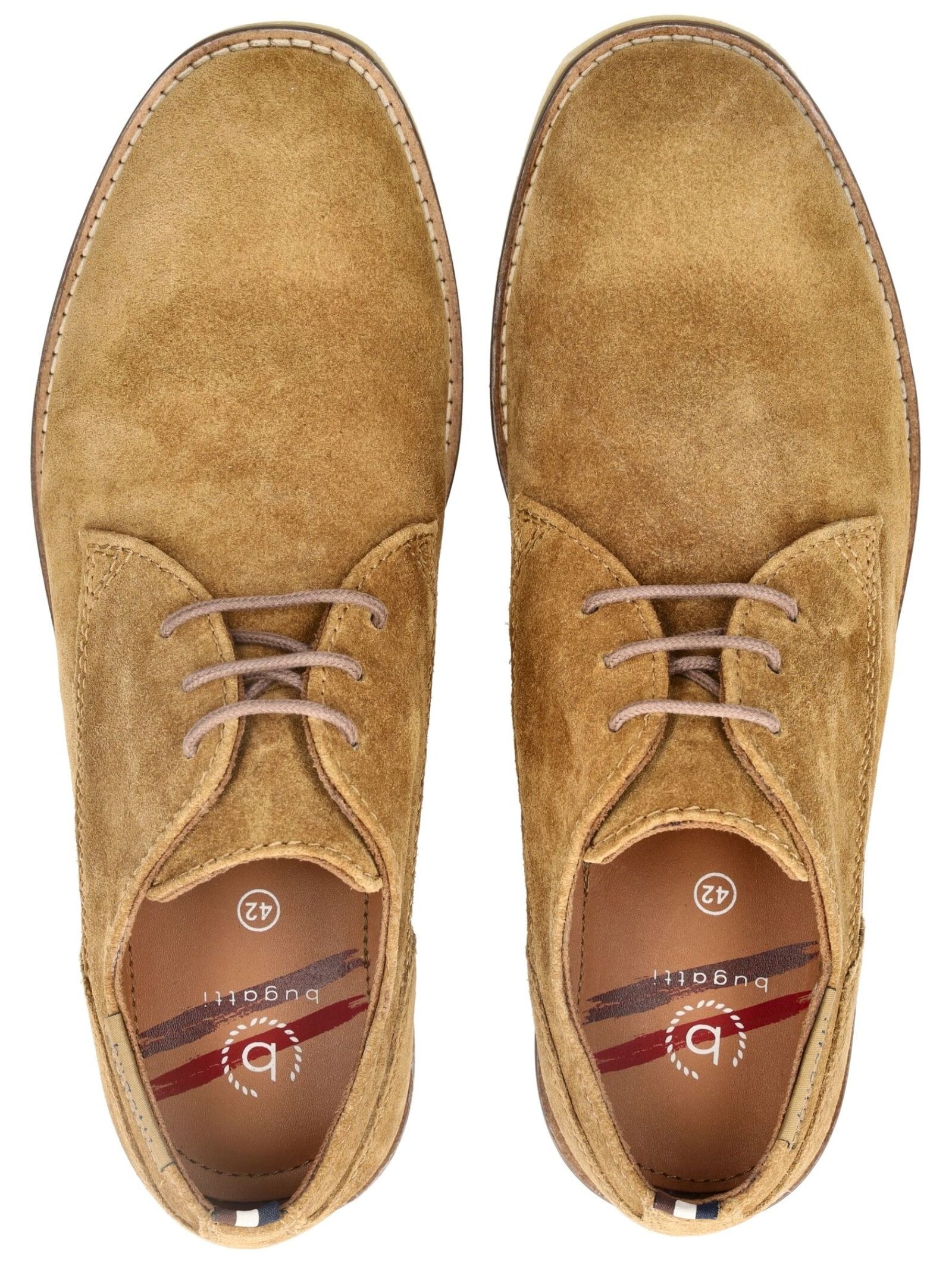 bugatti Schnürschuh »bugatti Businessschuhe Veloursleder«