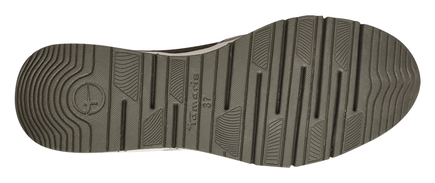 Tamaris Keilsneaker, Freizeitschuh, Halbschuh, Schnürschuh mit Außenreißverschluss