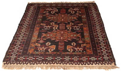 Orientteppich »Afghan - 189 x 127 cm - braun«, rechteckig