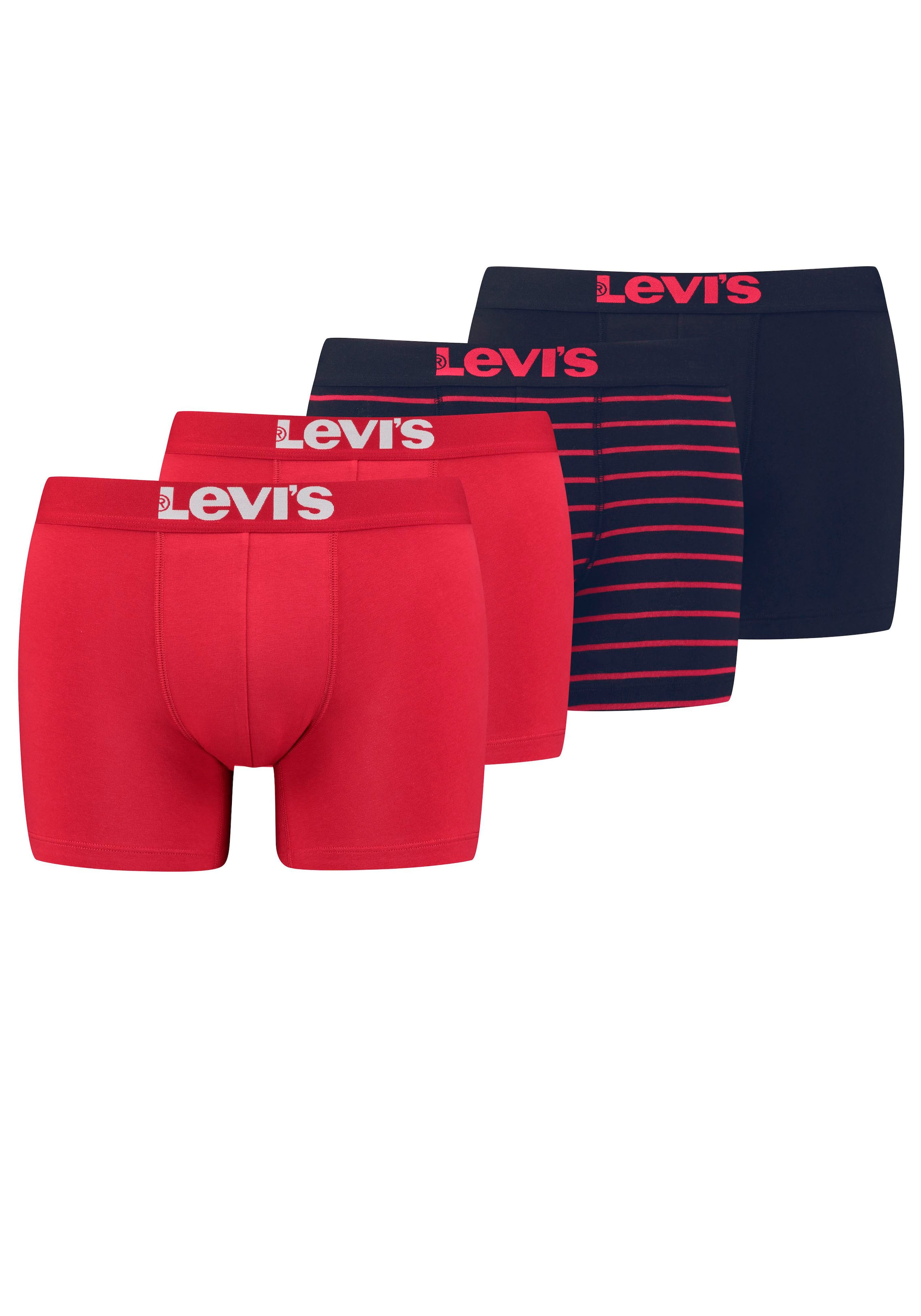 Levis Boxershorts, 4er-Packer Packung, mit breitem Logobund günstig online kaufen