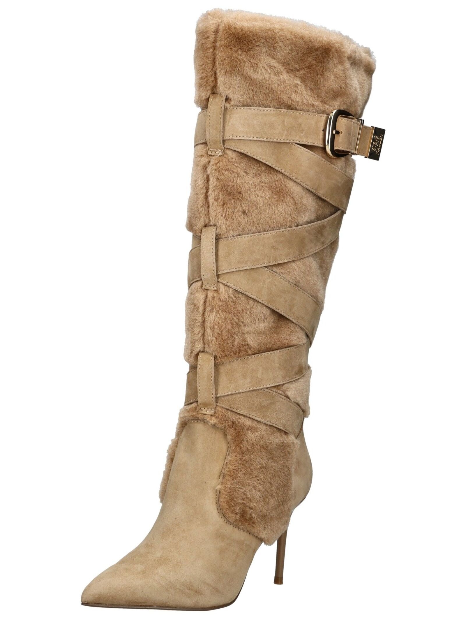 STEVE MADDEN High-Heel-Stiefel "STEVE MADDEN Stiefel Leder/Textil" günstig online kaufen