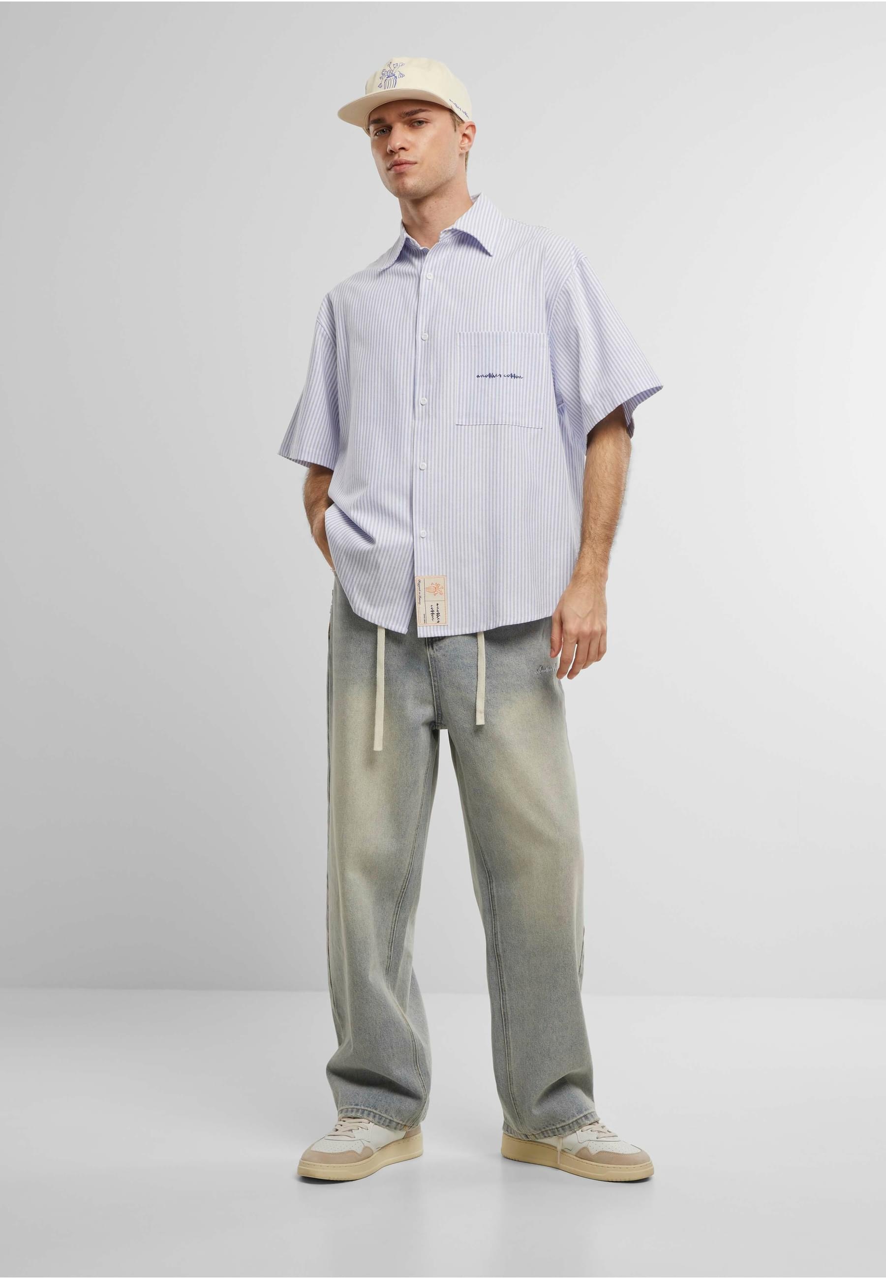 Another Cotton Lab Langarmhemd »Another Cotton Lab Oversized Short Sleeve Shirt«, (1 tlg.)