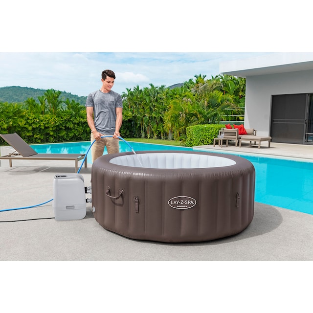 Bestway Whirlpool »LAY-Z-SPA®«, WLAN-Whirlpool Dominica HydroJet™ Ø 196 x  71 cm, rund auf Rechnung | BAUR