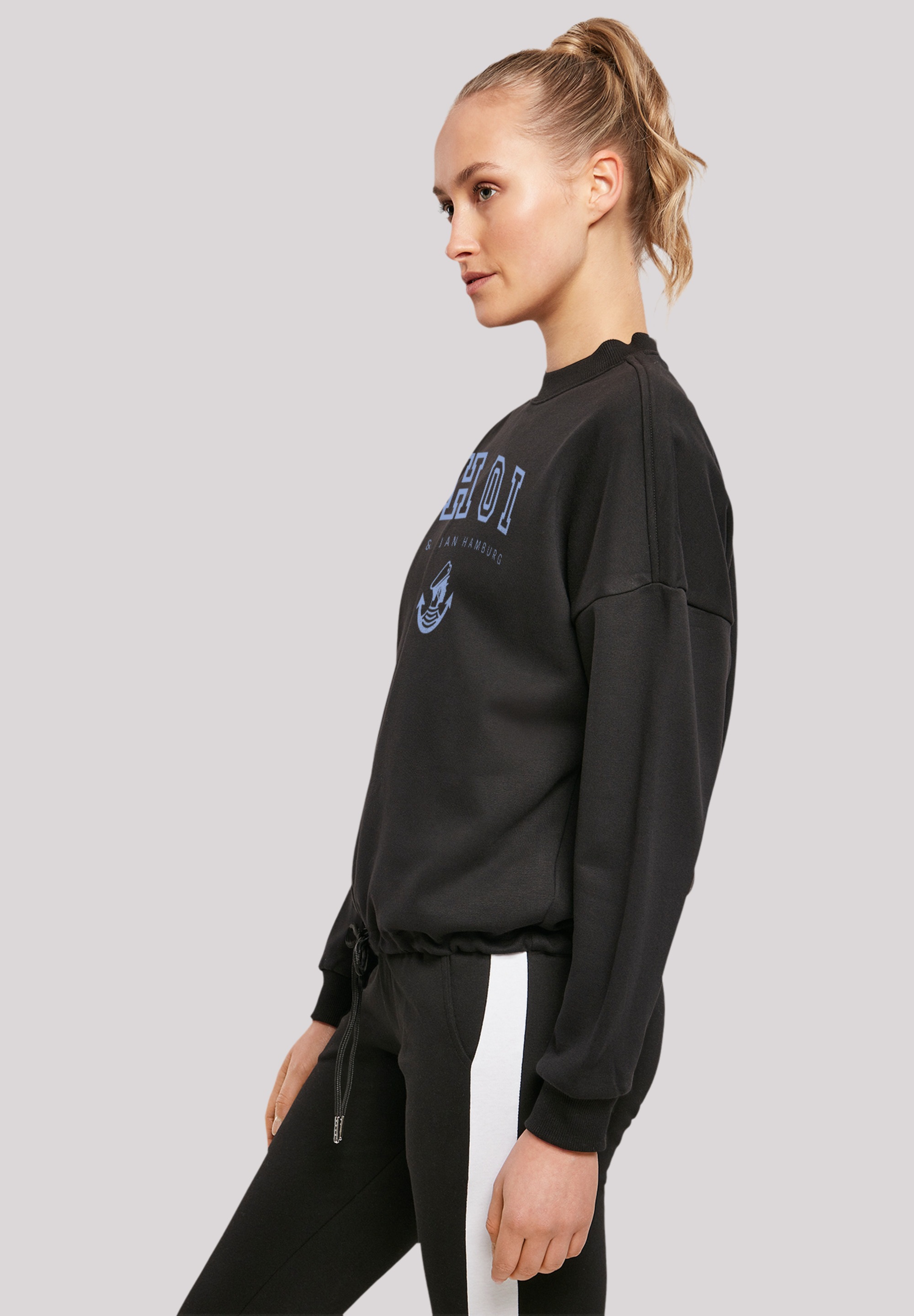 F4NT4STIC Sweatshirt »Ahoi Knut & Jan Hamburg«, Print