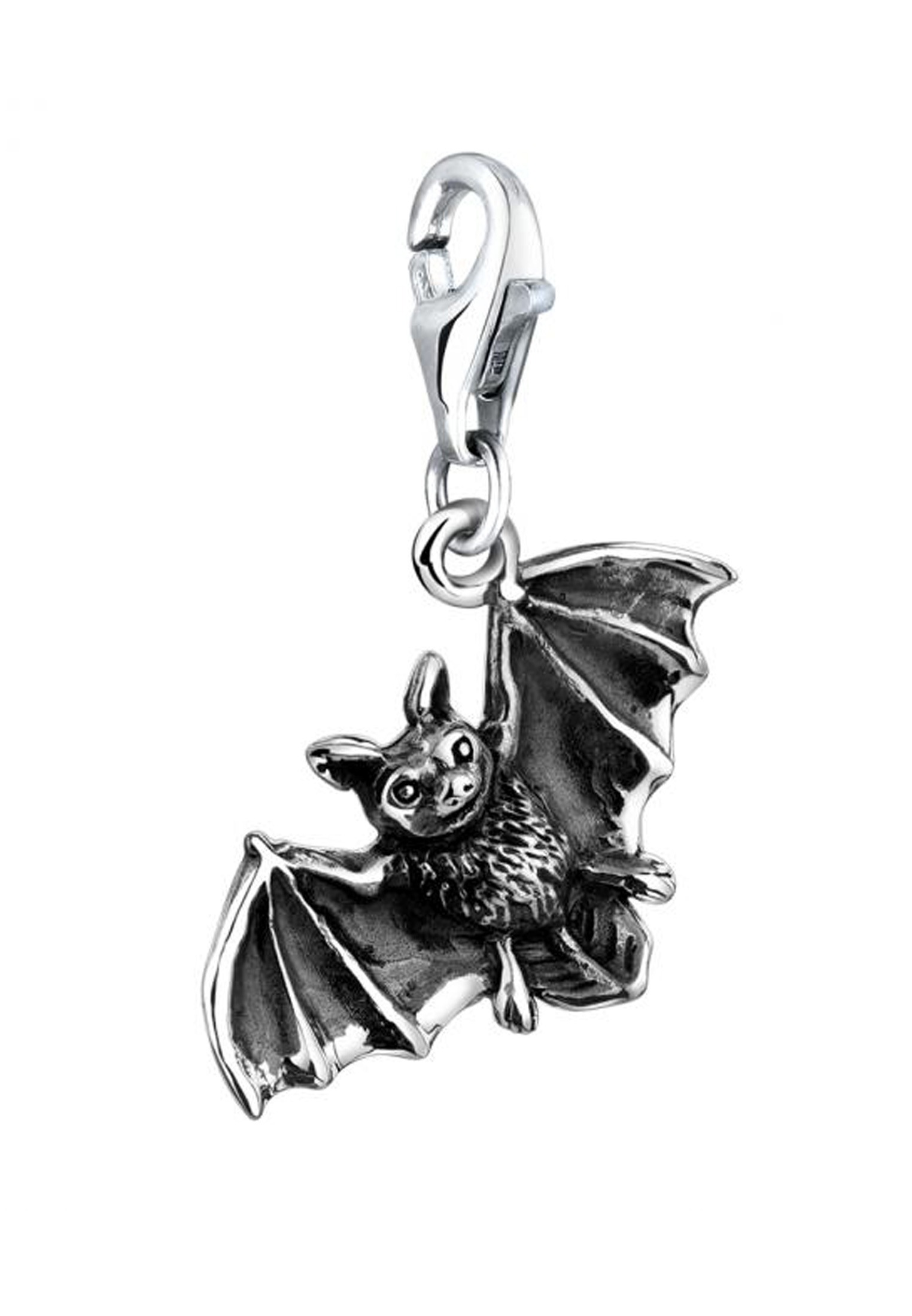 Nenalina Charm-Einhänger »Anhänger Fledermaus Halloween 925 Silber«