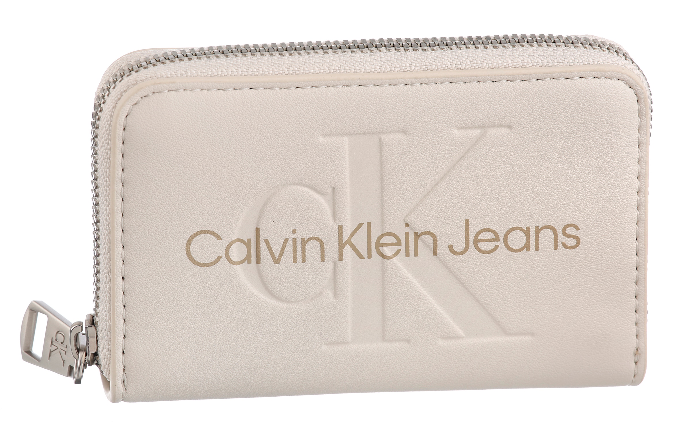 Calvin Klein Jeans Geldbörse "SCULPTED MED ZIP AROUND MONO", Portemonnaie D günstig online kaufen