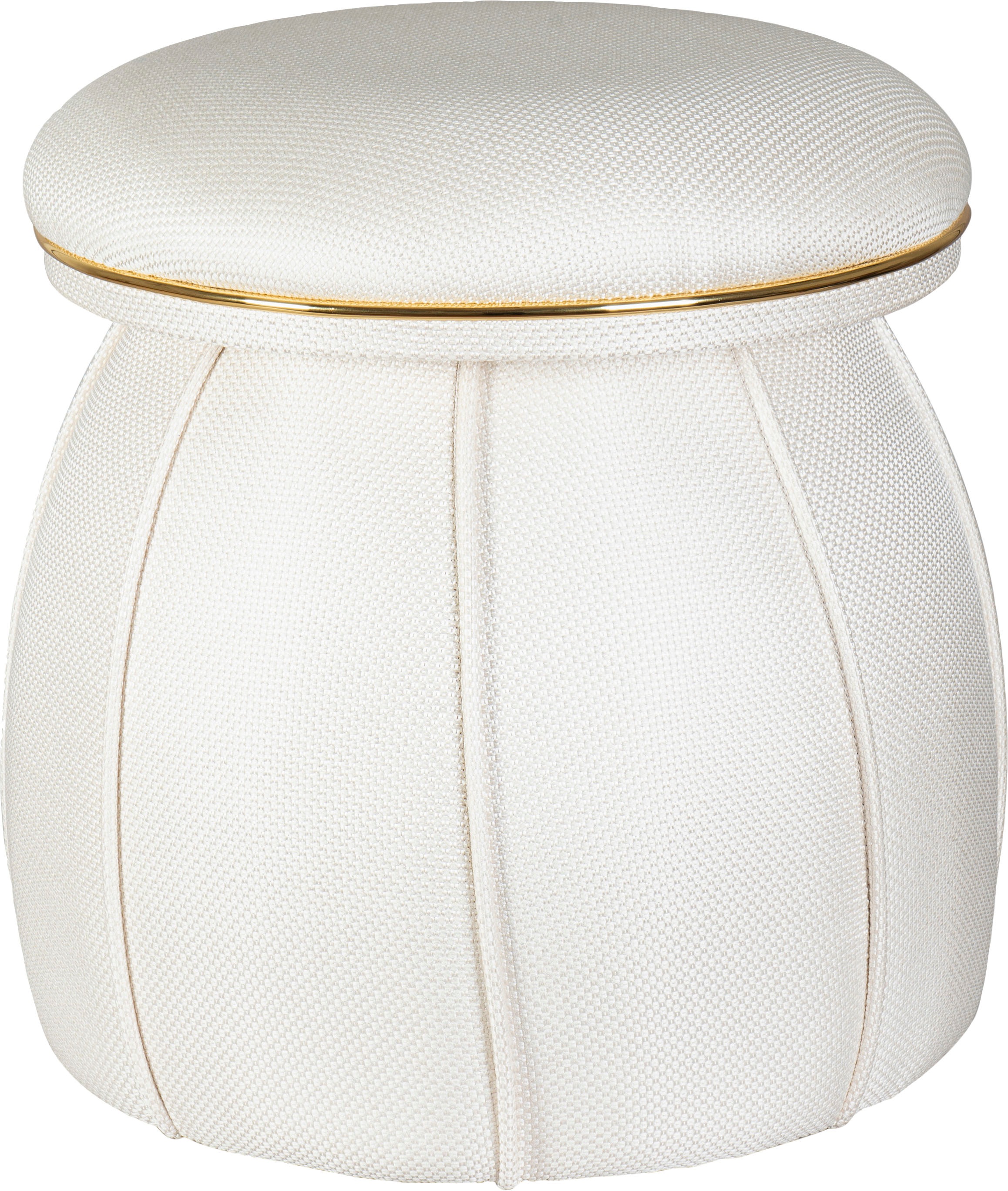 Kayoom Sitzhocker »Hocker Corin,extravagante Form,stilvolle Farben,elegant gesteppter Fuß«, (1 St.), komfortabel, hochqualitativ, pflegeleicht, sorgfältig verarbeitet