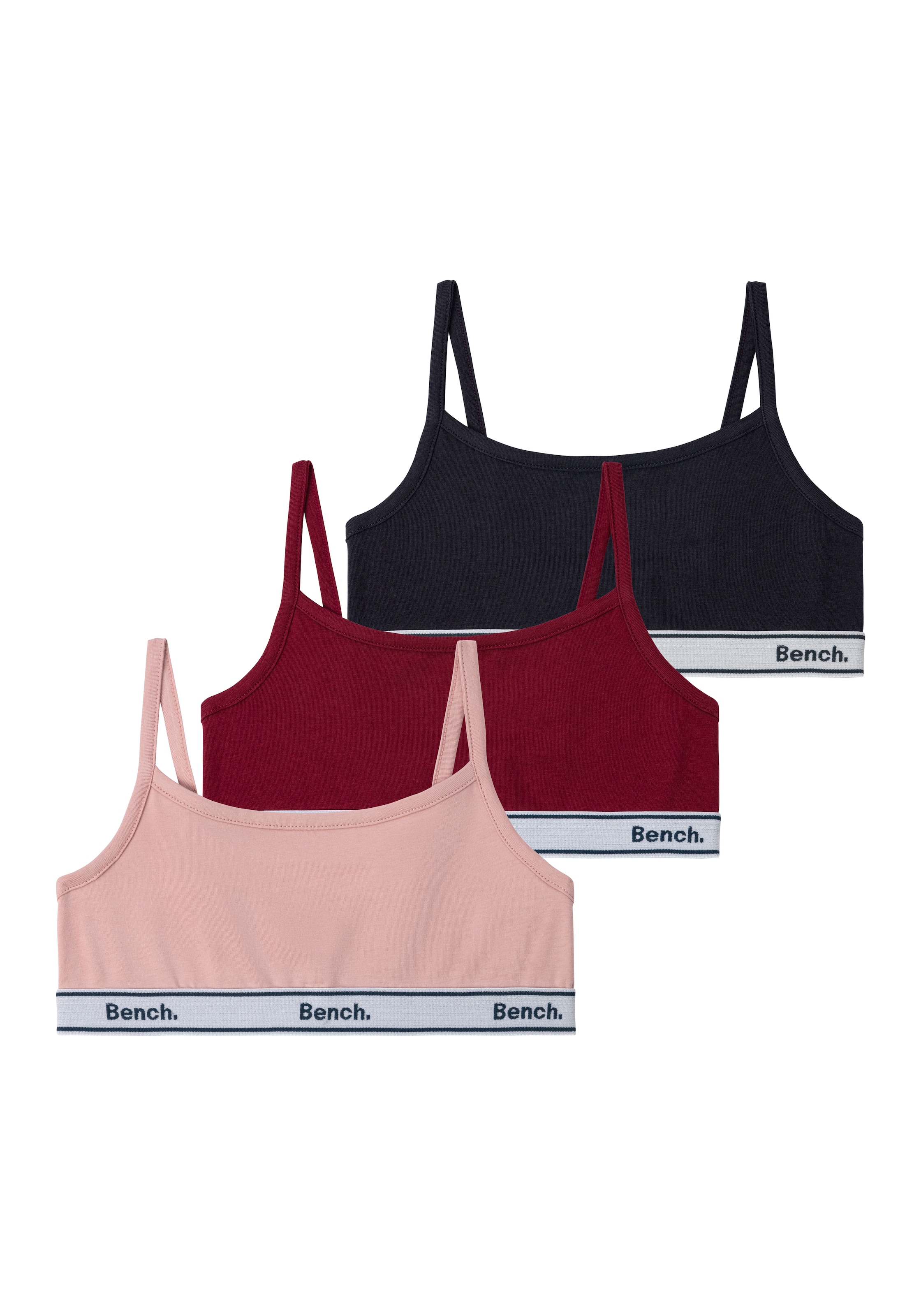 3 Bustier, | BAUR Bench. bestellen (Packung, Trägern mit tlg.), verstellbaren