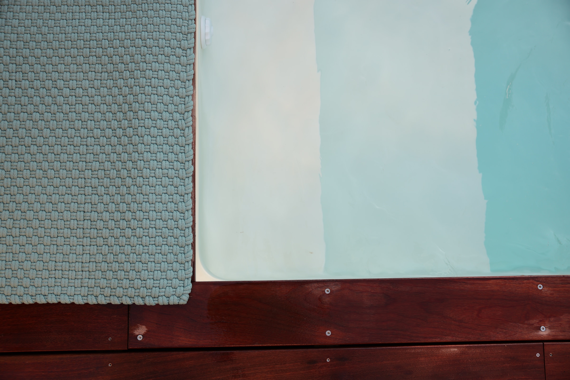 PAD Fußmatte »SCOR« rechteckig 21 mm Höhe Schmutzfangmatte, handgewebt, Uni Farben, In- und Outdoor geeignet