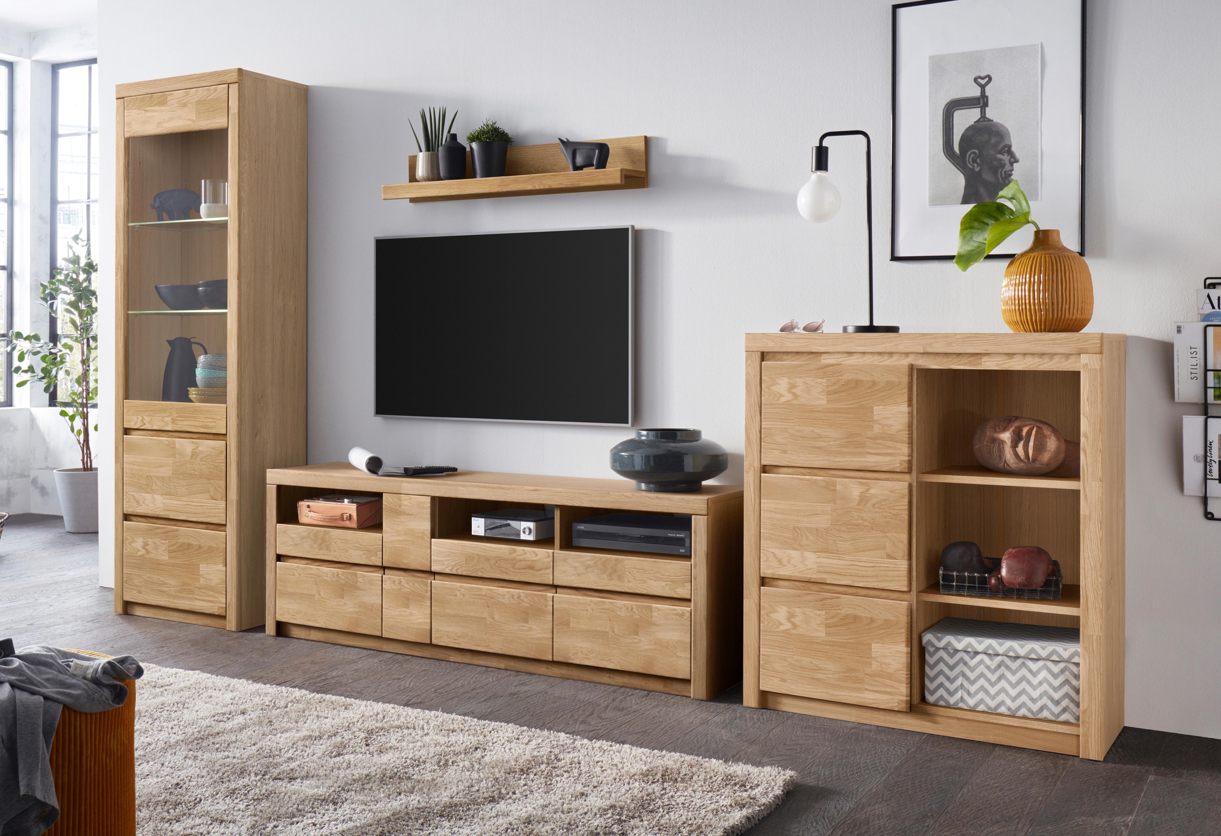 Thumbnail - OTTO home Wohnwand "Silkeborg" Set, 4 Stk. tlg.