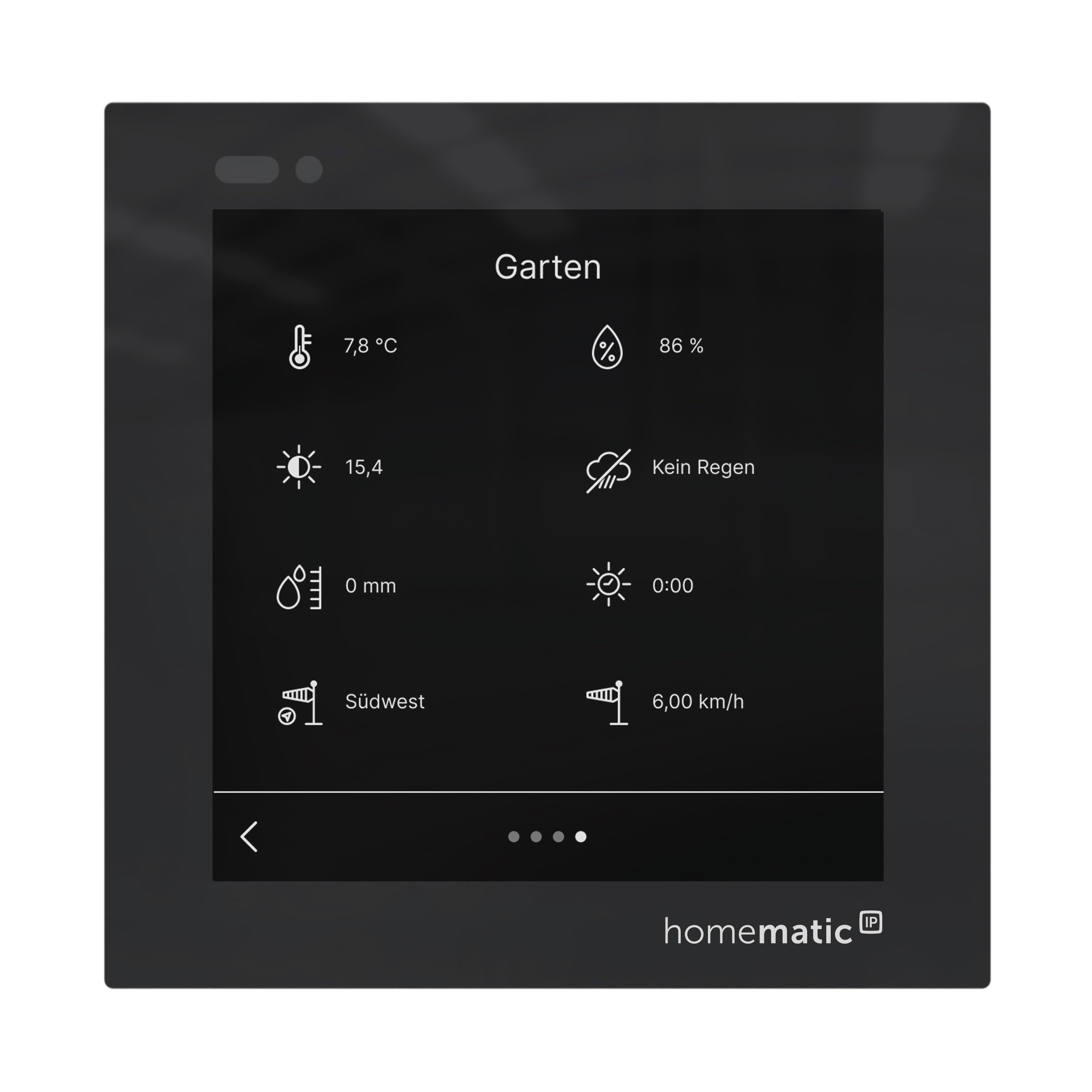 Homematic IP Smart-Home-Steuerelement »Glasdisplay«
