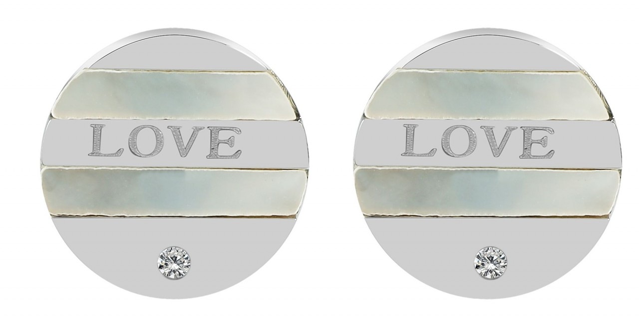 Adelia´s Paar Ohrhänger »Damen Ohrstecker aus poliertem Edelstahl Ø 14 mm«