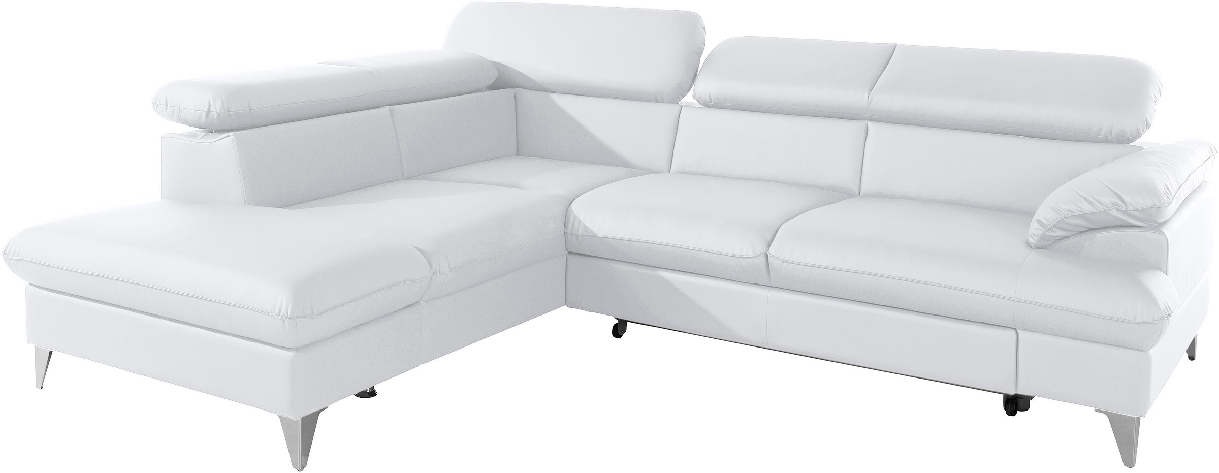 COTTA Ecksofa »Caluso L-Form«, mit Kopfteilverstellung, wahlweise mit Bettfunktion & Bettkasten