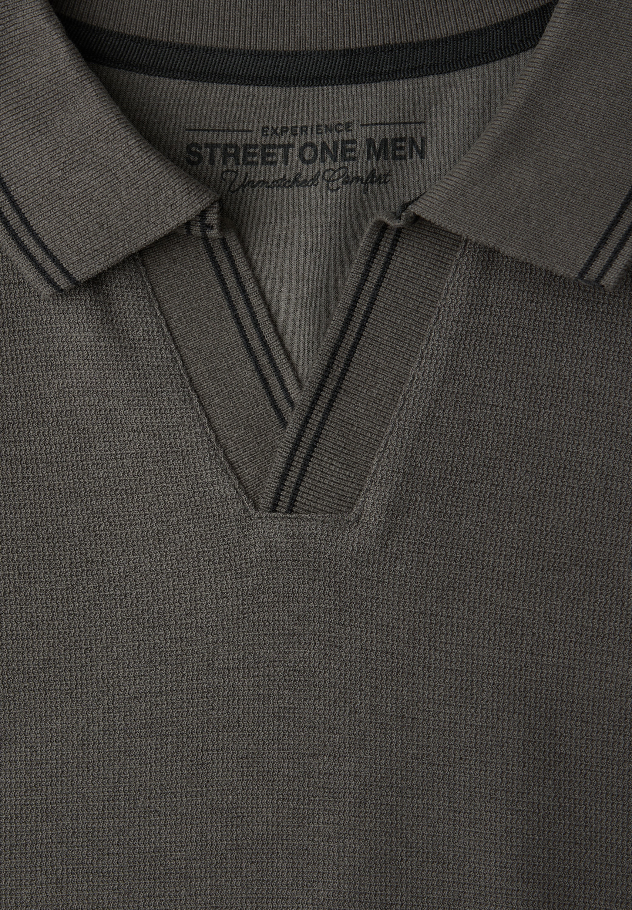 STREET ONE MEN Poloshirt im soften Baumwoll-Mix
