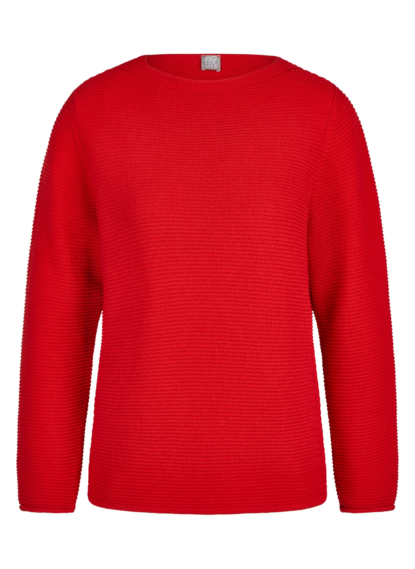 Rabe Strickpullover mit feiner Struktur / Rundhals