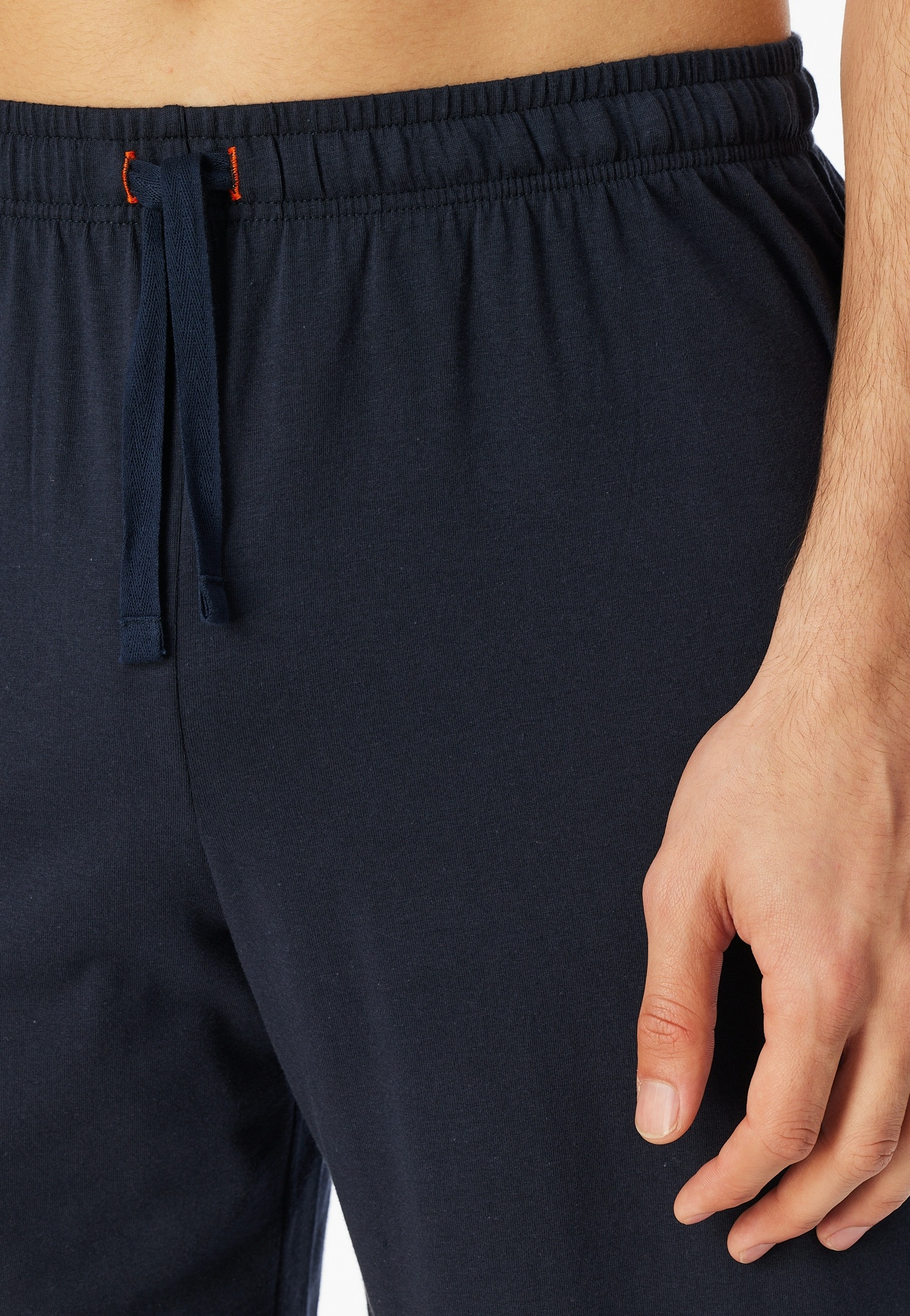 Schiesser Shorty »"95/5"«, (2 tlg.), Shirt mit garngefärbten, feinen Ringel mit Palmendruck