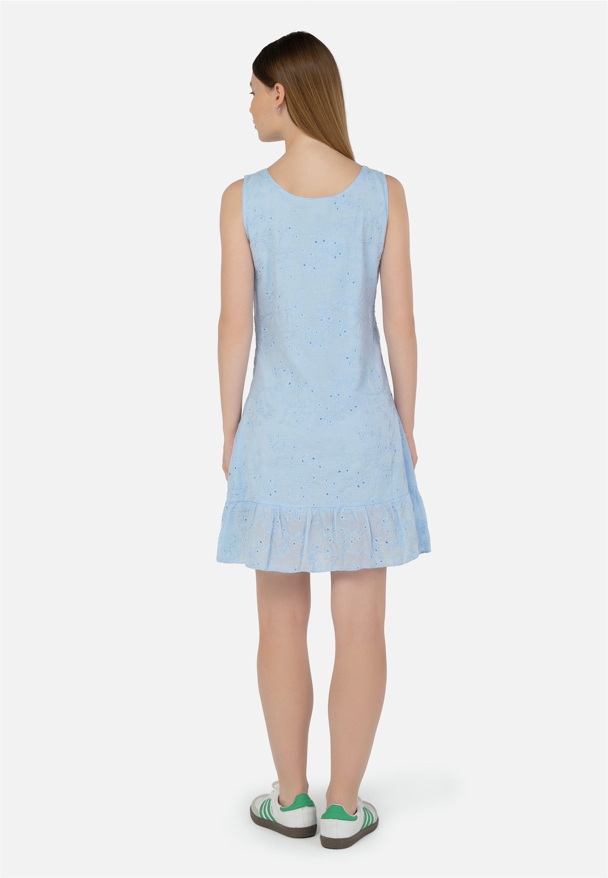 freshlions Jerseykleid »Avery«, mit gerafftem Faltenrock
