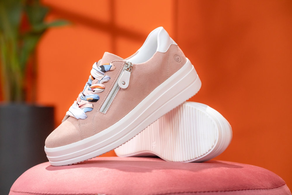 Thumbnail - Remonte Plateausneaker Freizeitschuh, Halbschuh, Schnürer mit Wechselfußbett