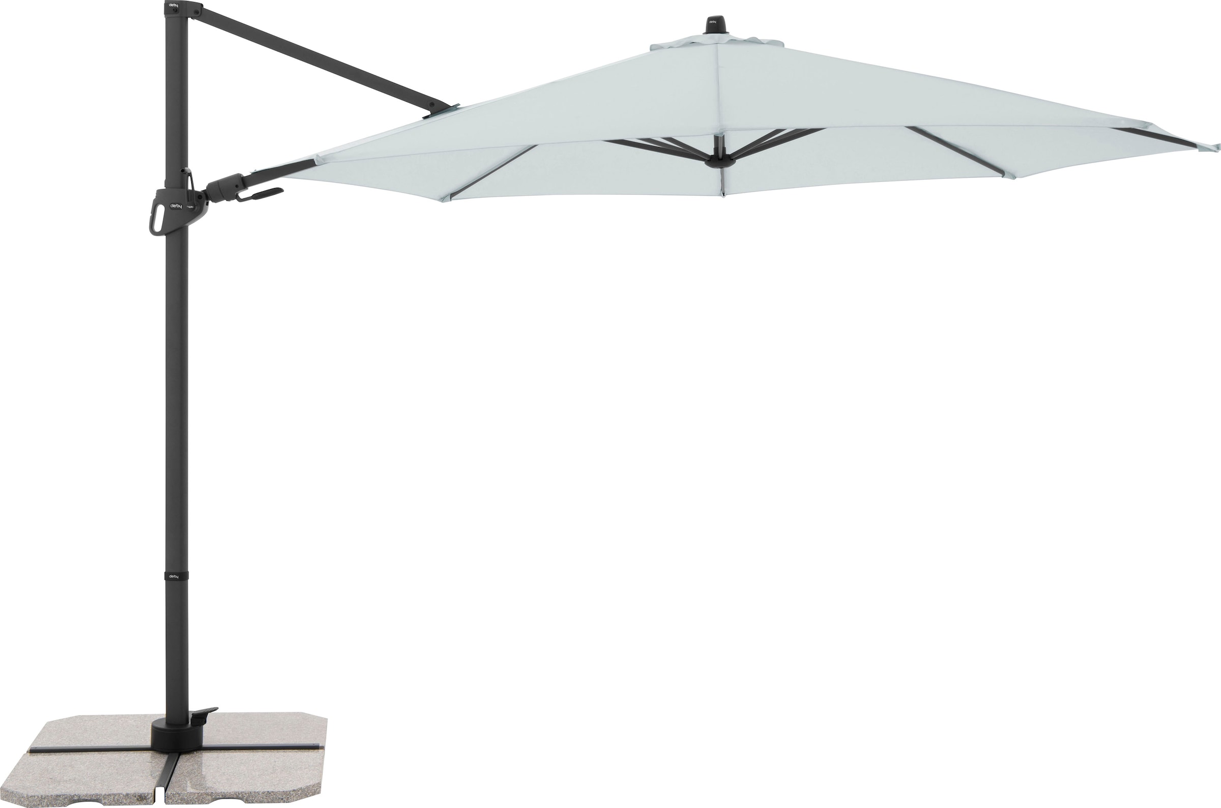 doppler® Sonnenschirm »Derby«, (Derby), Rahmenständer