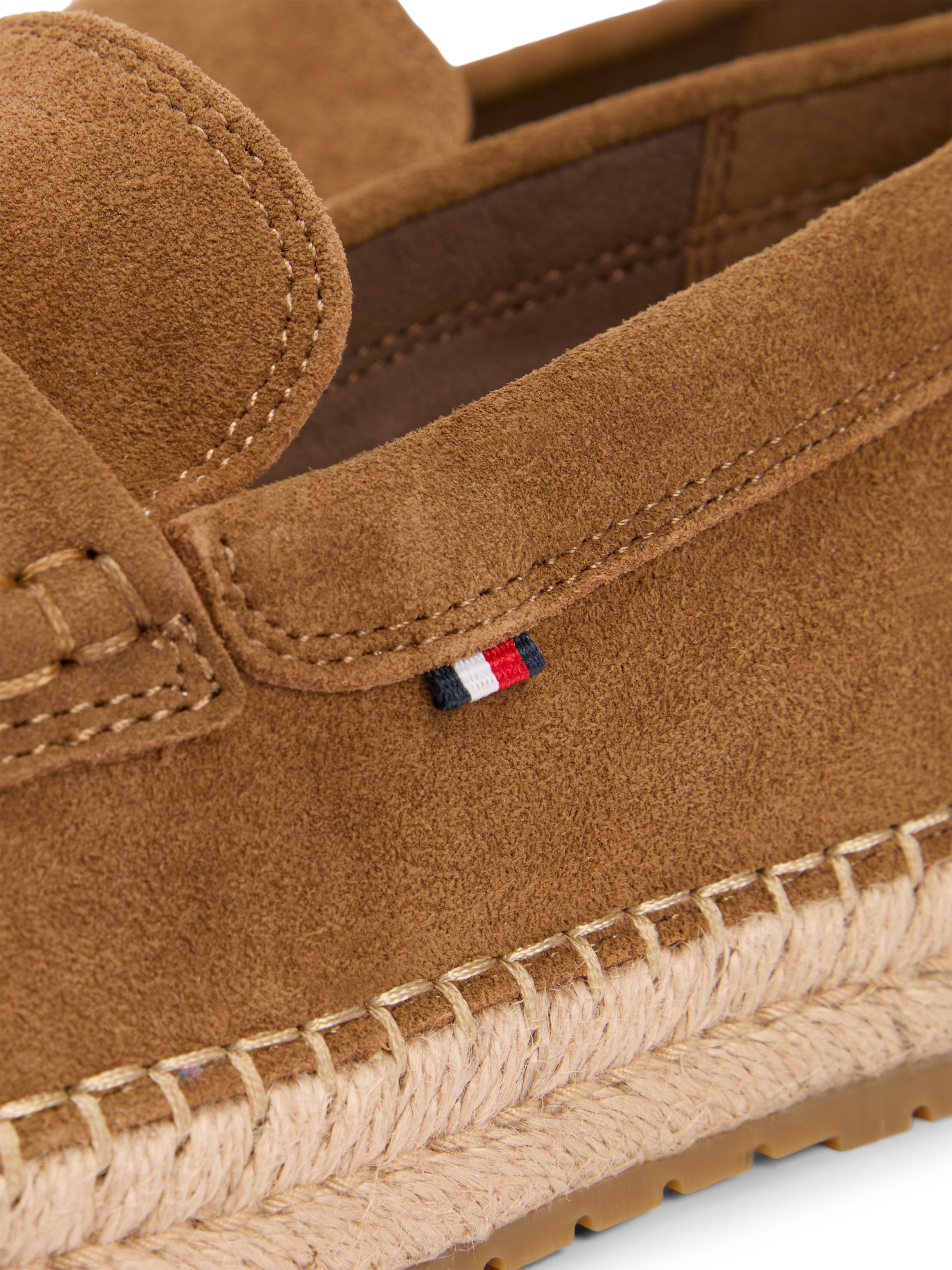 Tommy Hilfiger Espadrille »FLEXIBLE HILFIGER SDE ESPADRILLE«  Sommerschuh, Slipper, Loafer mit angesagtem Zierriegel