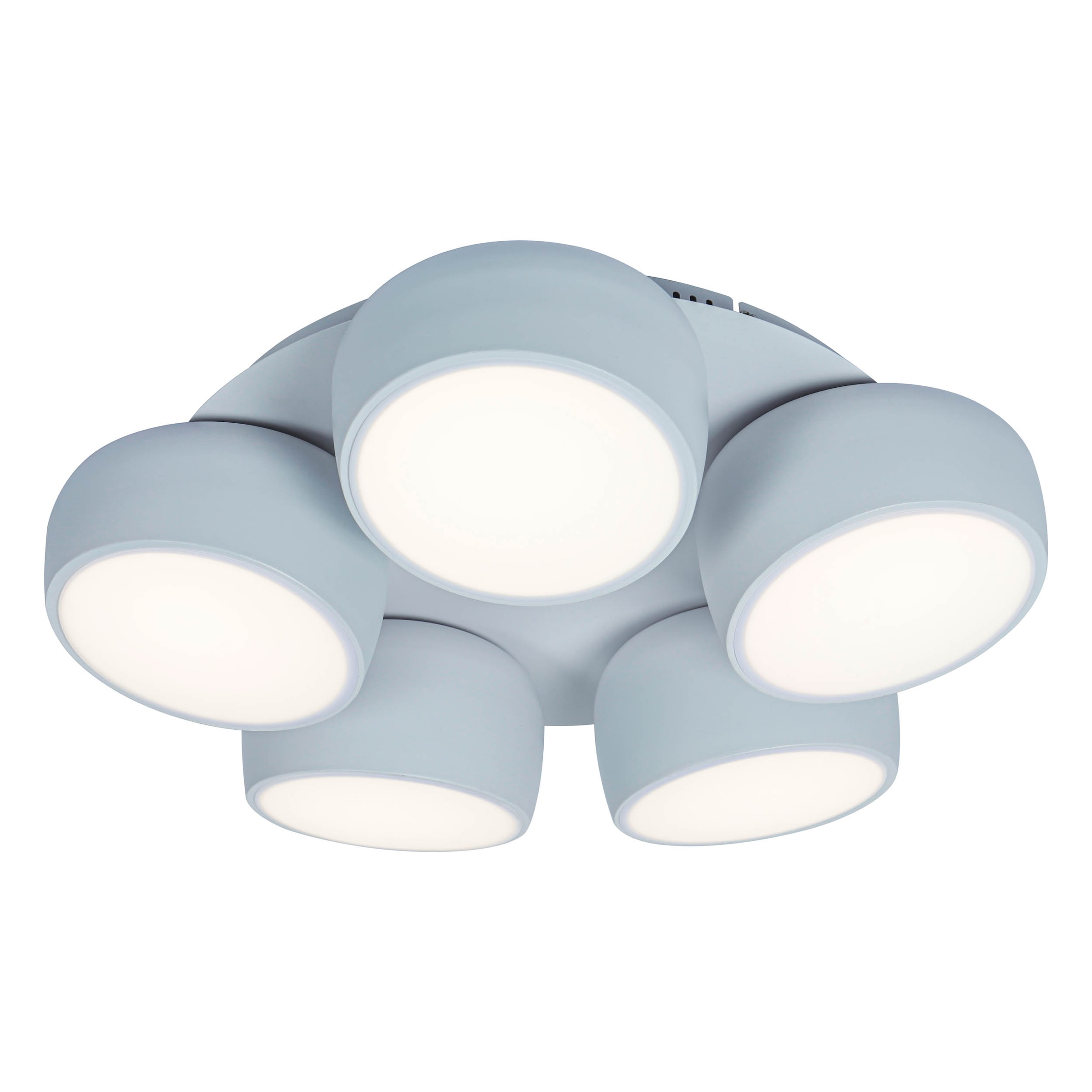 näve LED Deckenleuchte »Eliora« LED-Modul 1 Stk. warmweiß - kaltweiß LED, dimmbar, CCT, Memory, Nachtlicht, Funkfernbedienung, weiß